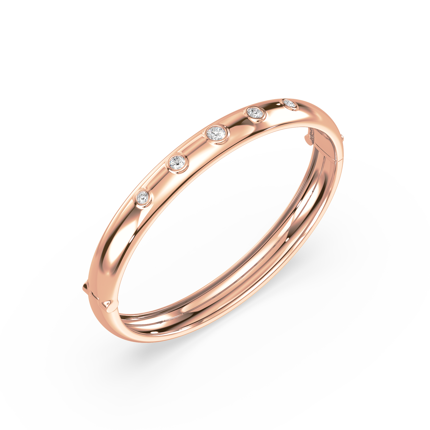 Stackable/ Eternity Bezel Bracelet