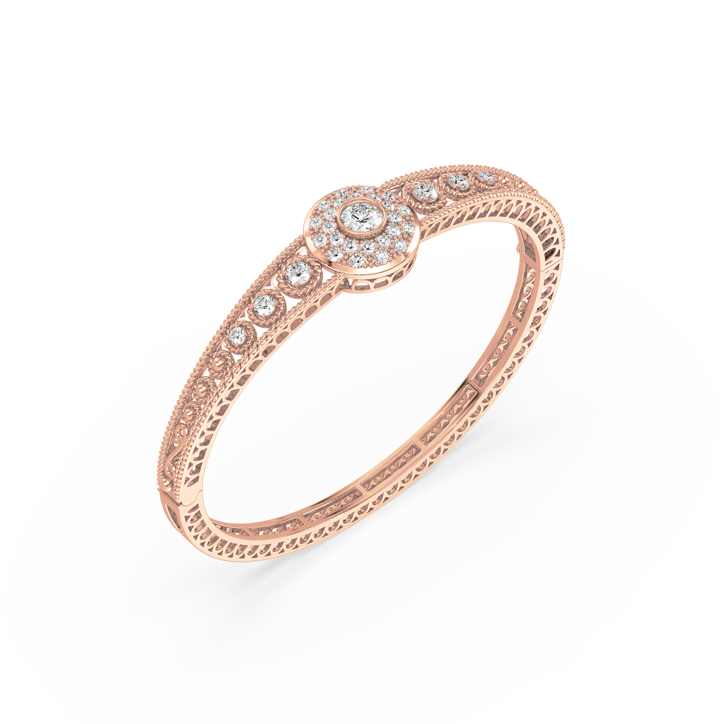 Majestic Bezel Diamond Bracelet