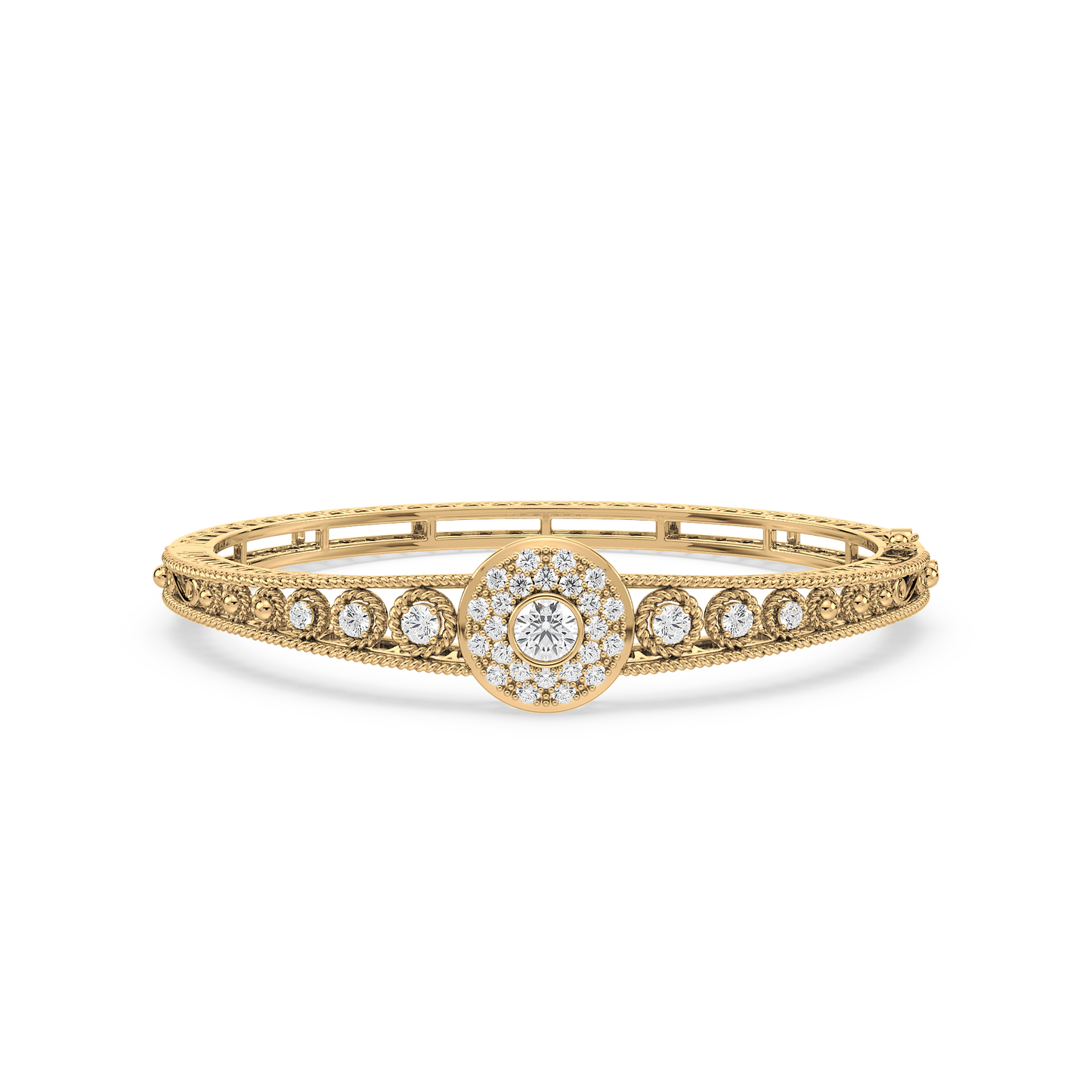 Majestic Bezel Diamond Bracelet