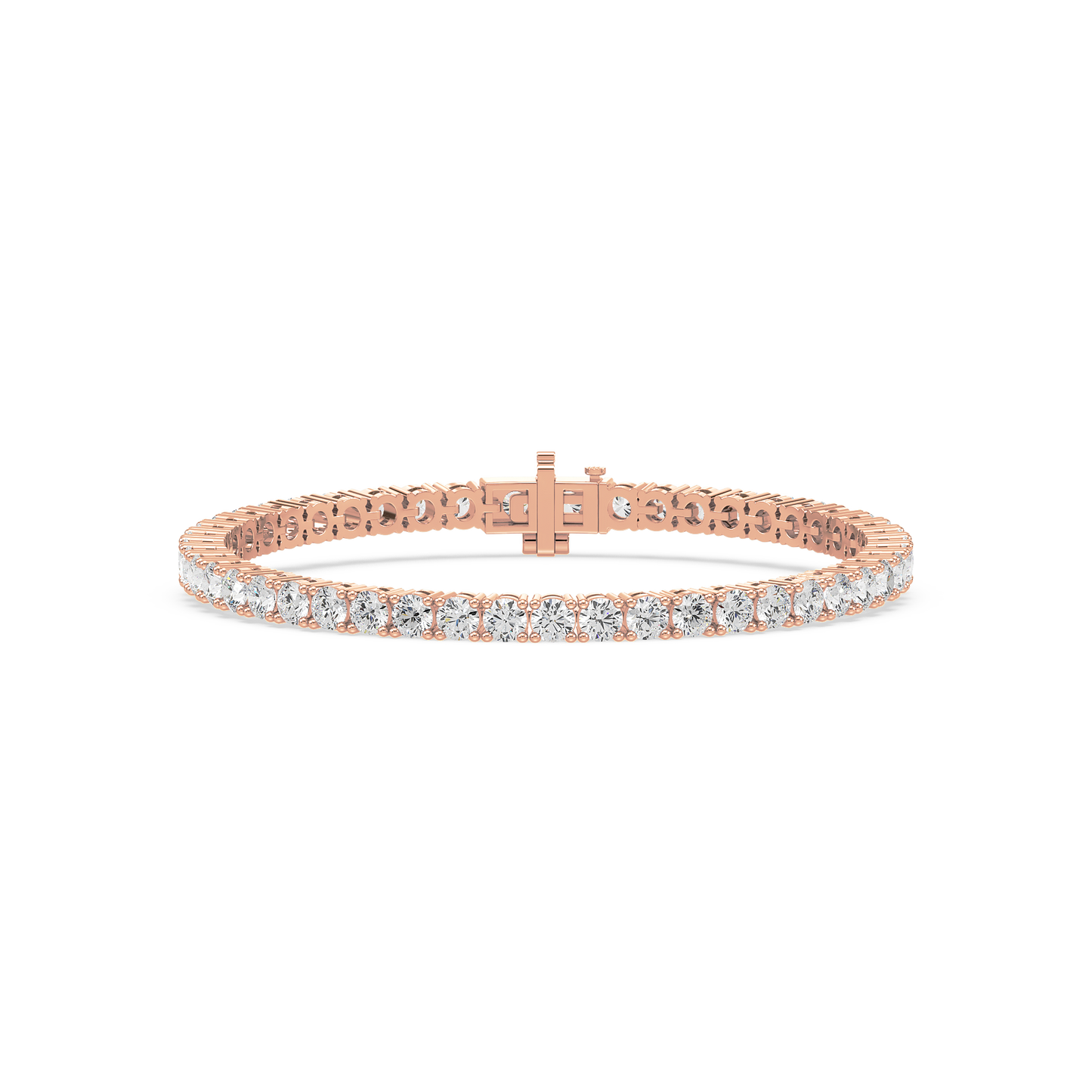 Square Luxe Tennis Bracelet