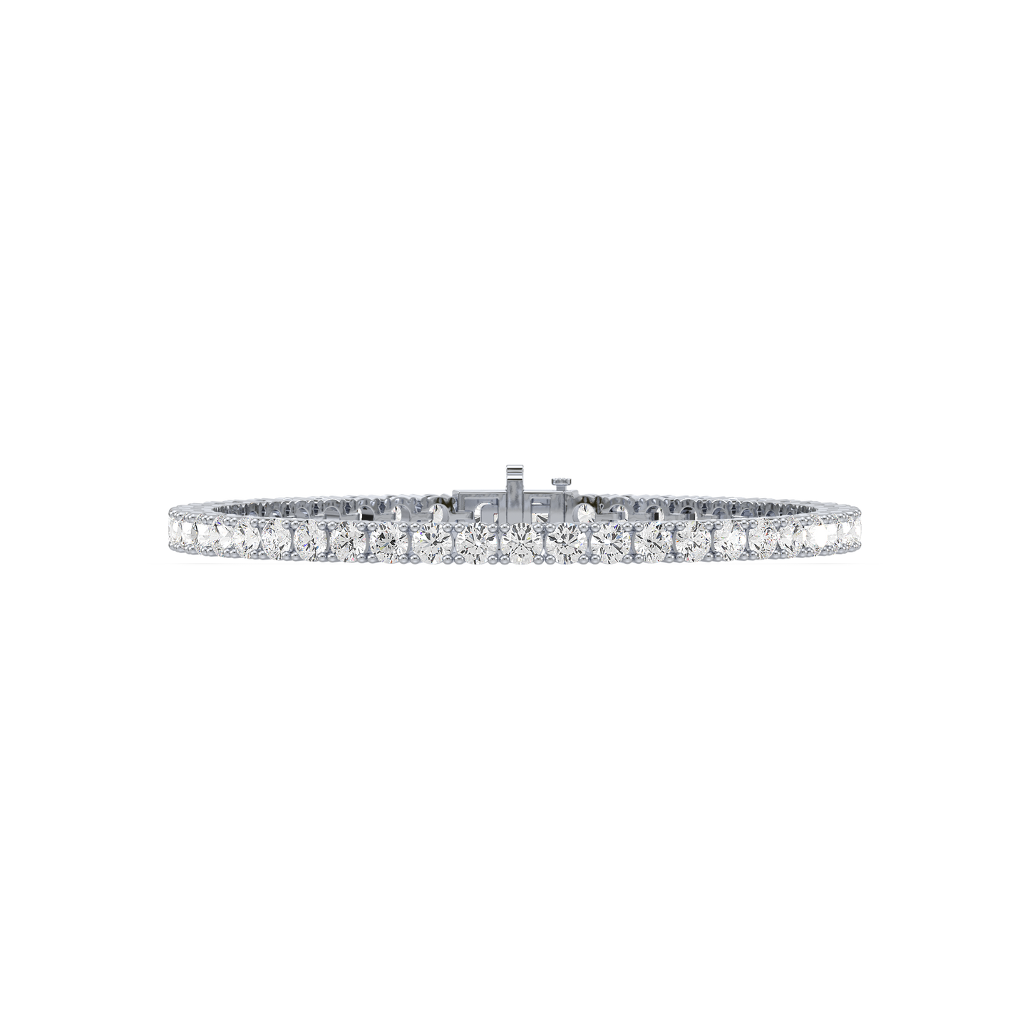 Square Luxe Tennis Bracelet