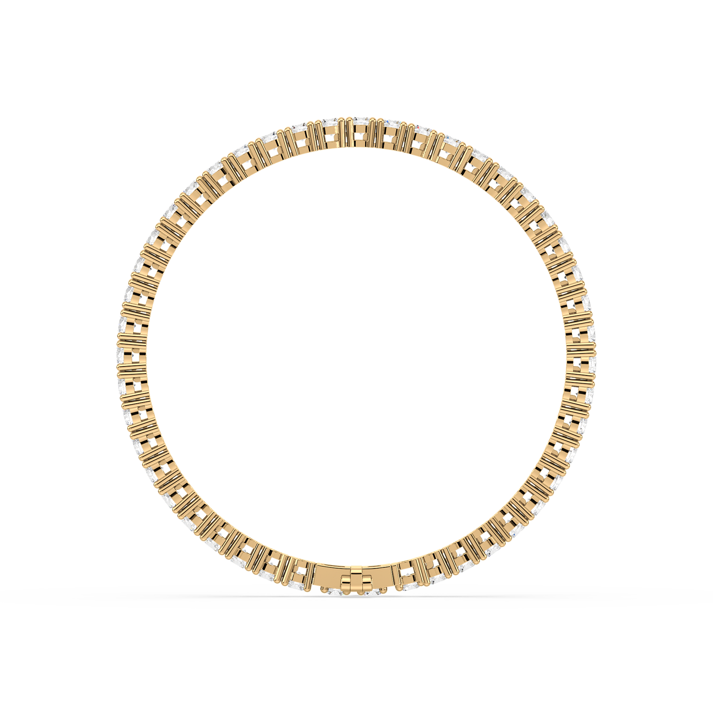 Square Luxe Tennis Bracelet