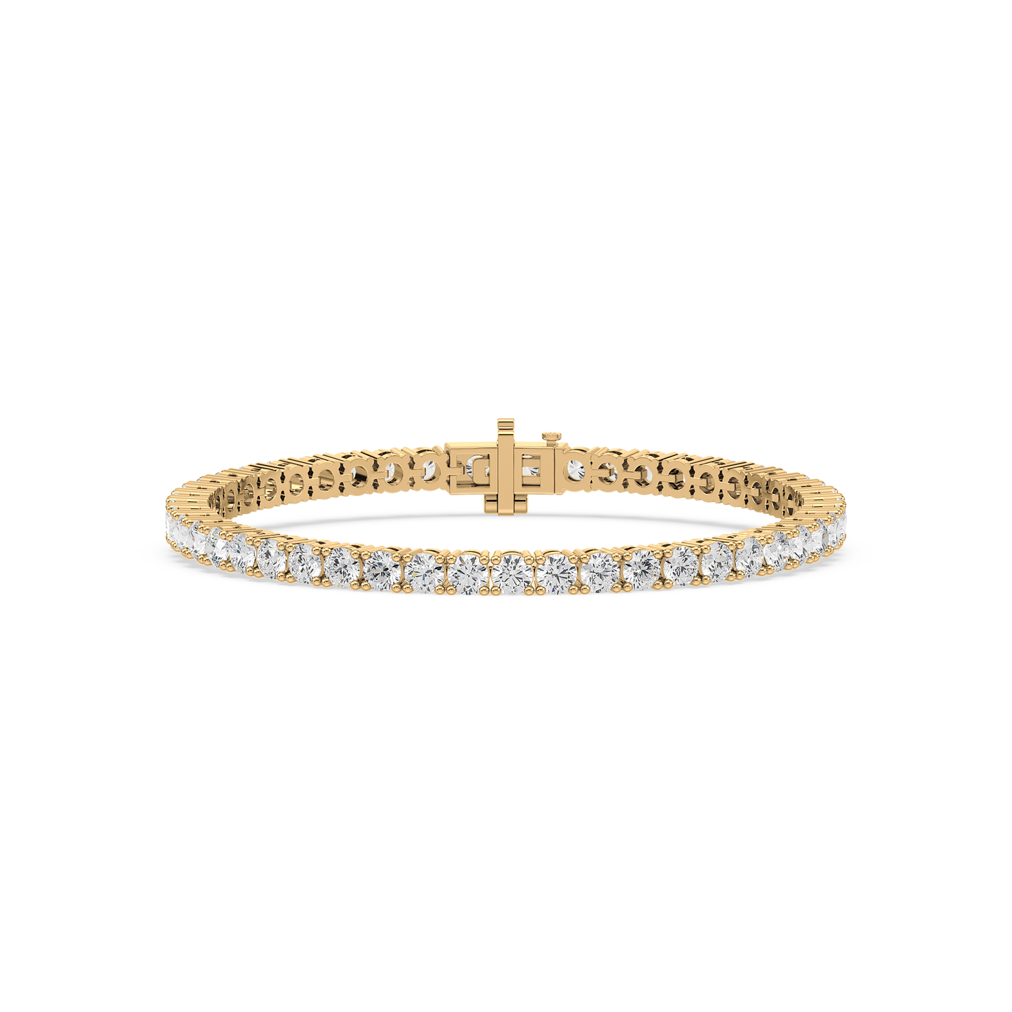 Square Luxe Tennis Bracelet