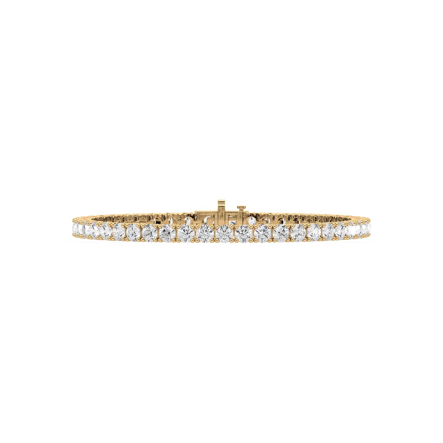 Square Luxe Tennis Bracelet