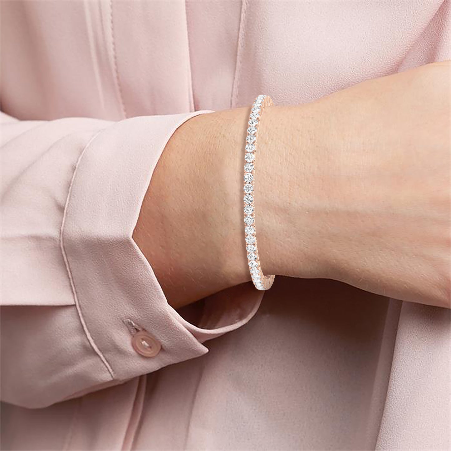 Petite Elegance Tennis Bracelet