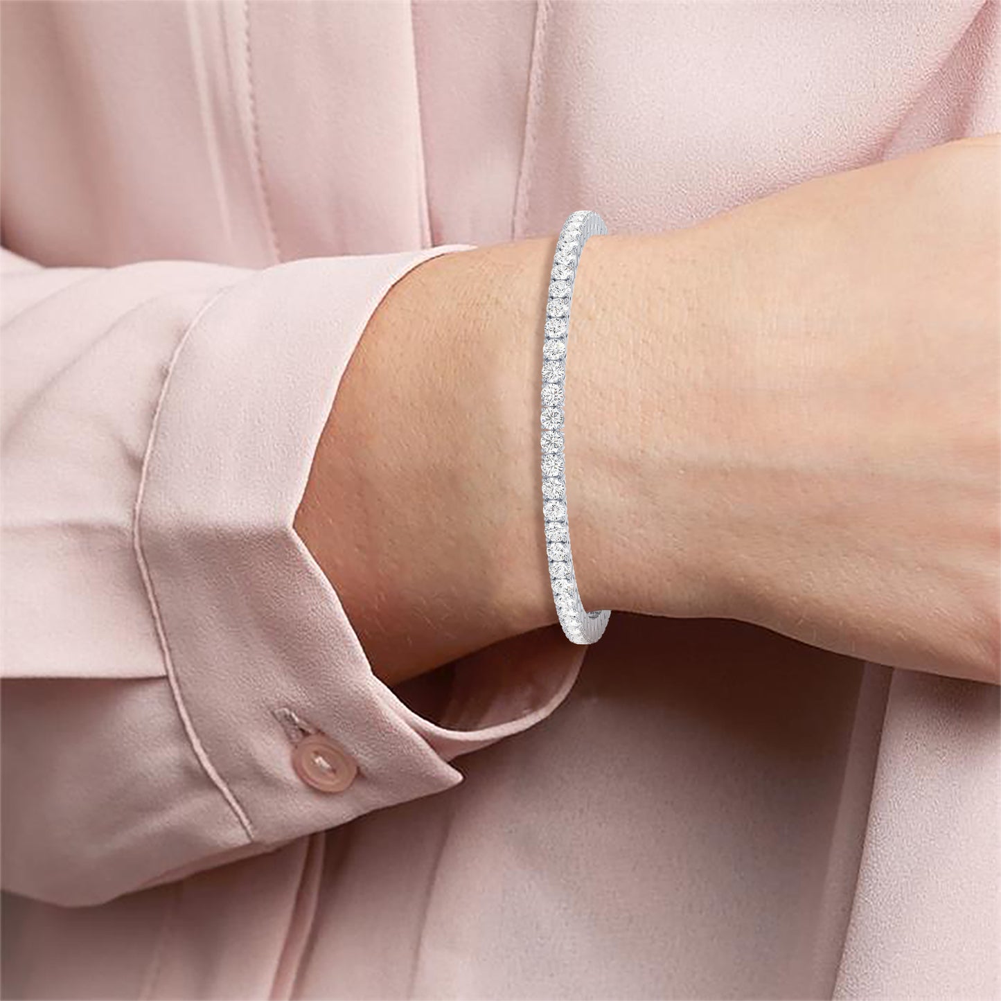 Petite Elegance Tennis Bracelet