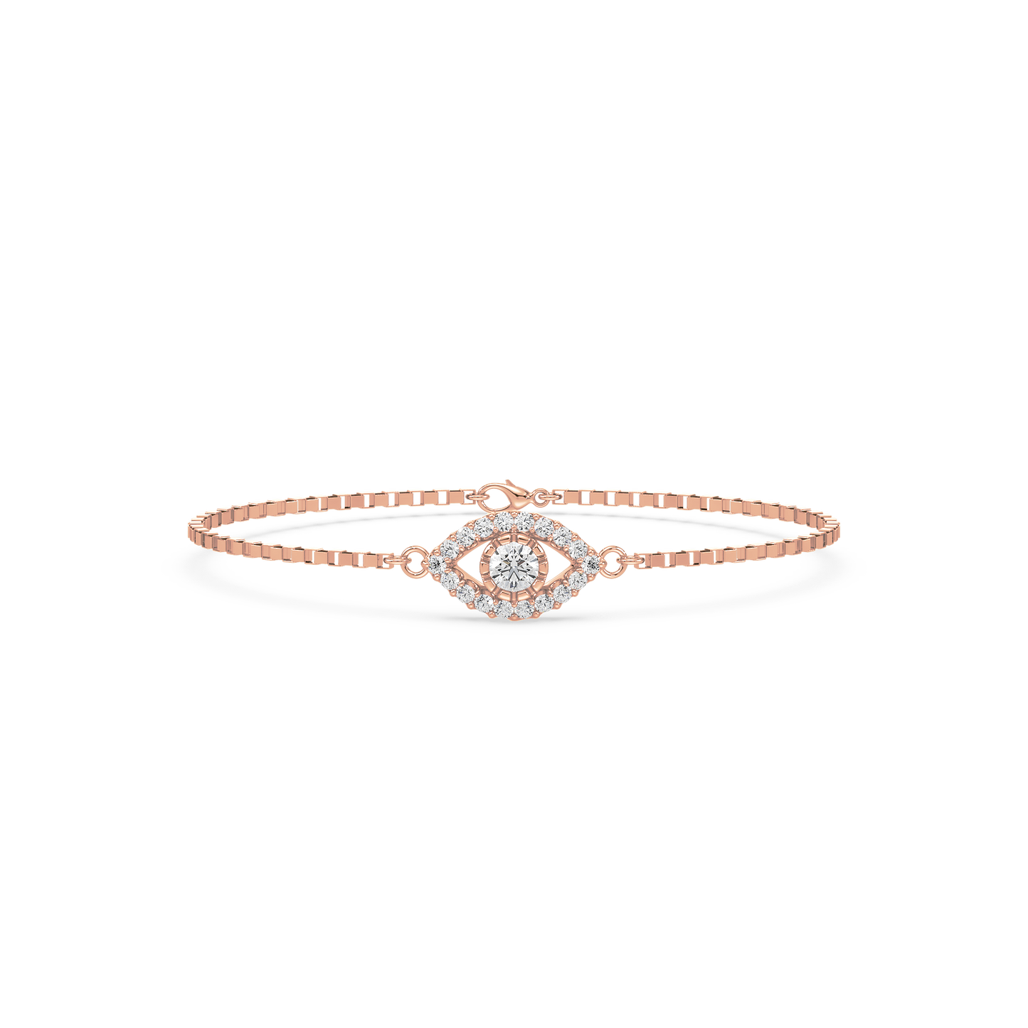 Half Bezel Solitaire Bracelet