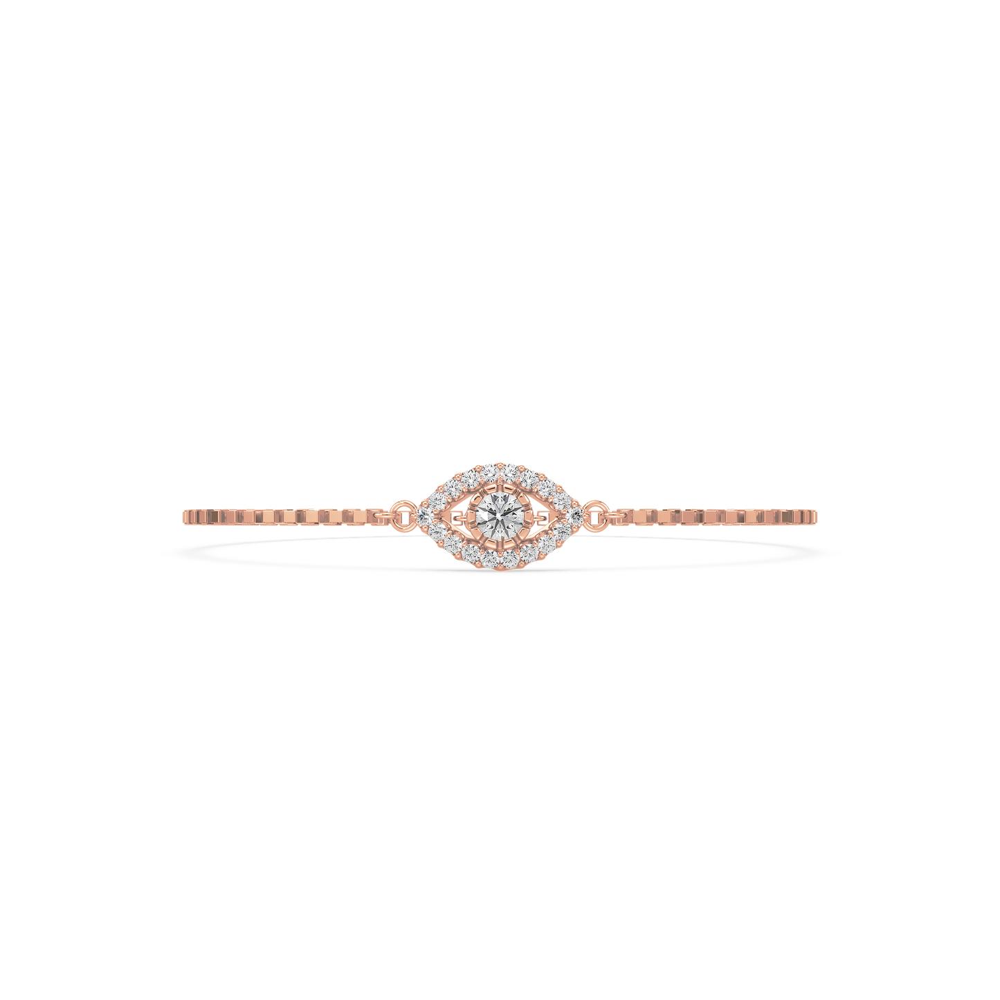 Half Bezel Solitaire Bracelet