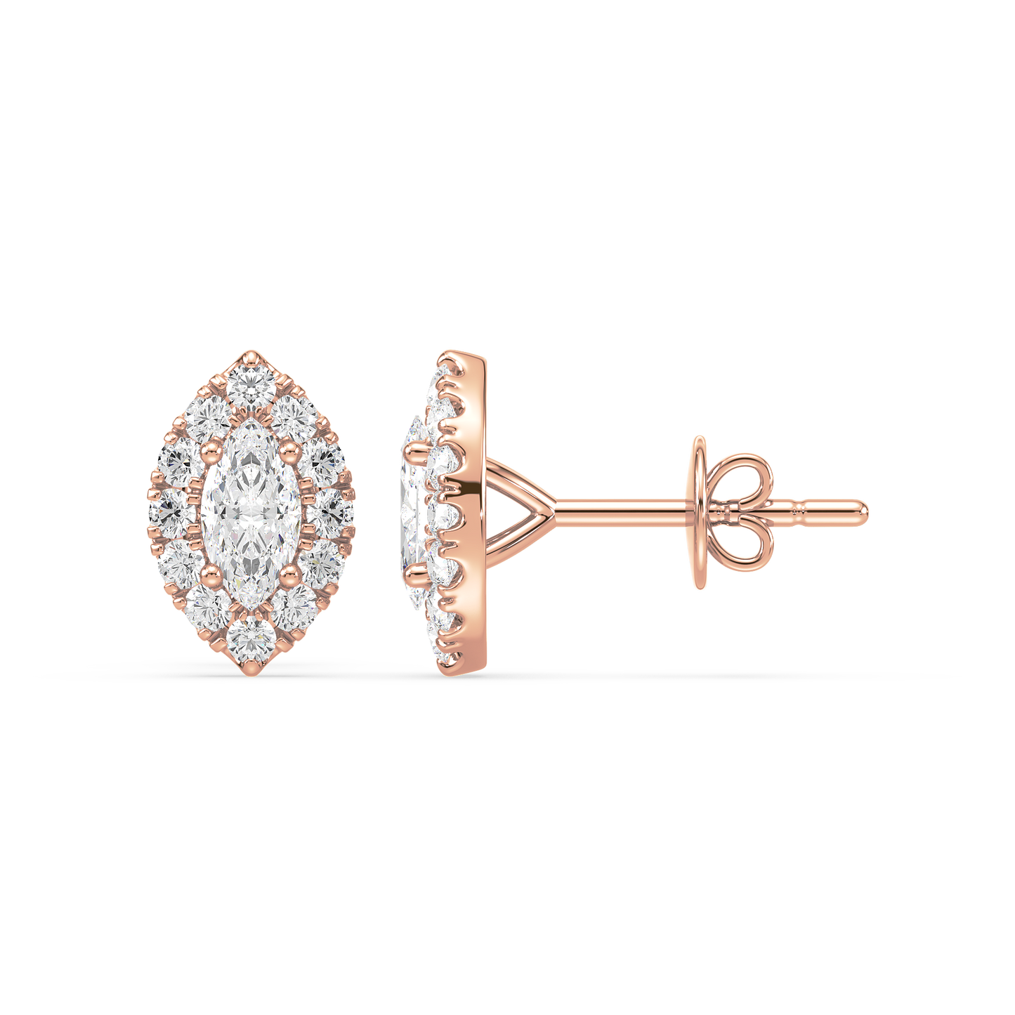 Marquise Solitaire Studs