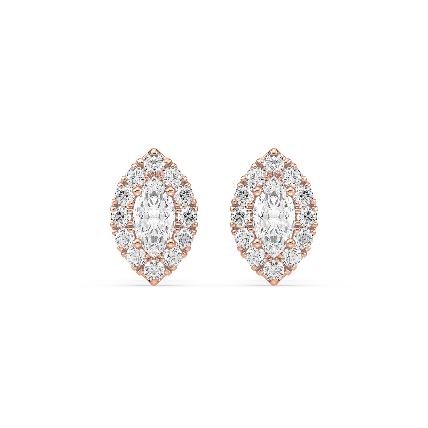 Marquise Solitaire Studs