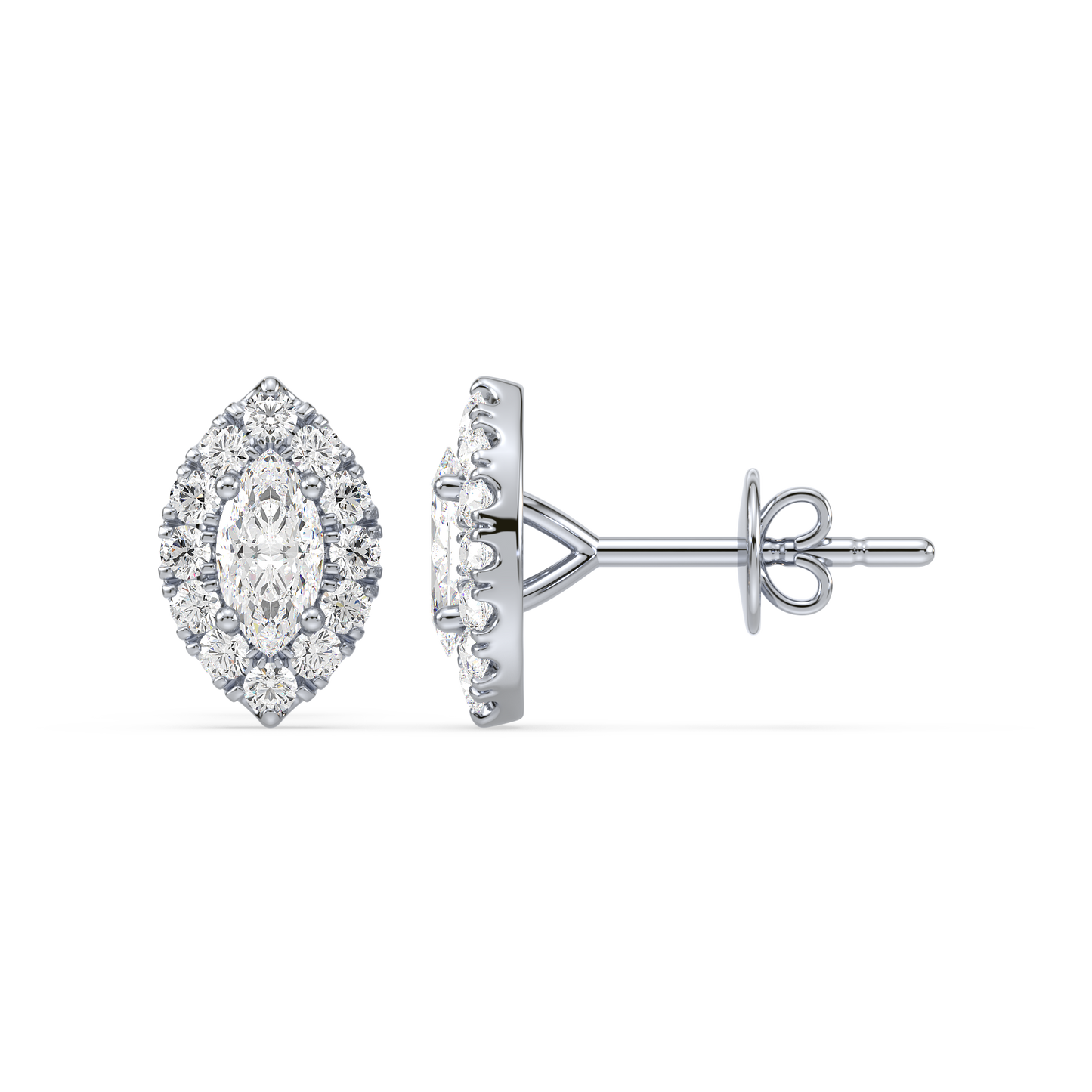 Marquise Solitaire Studs