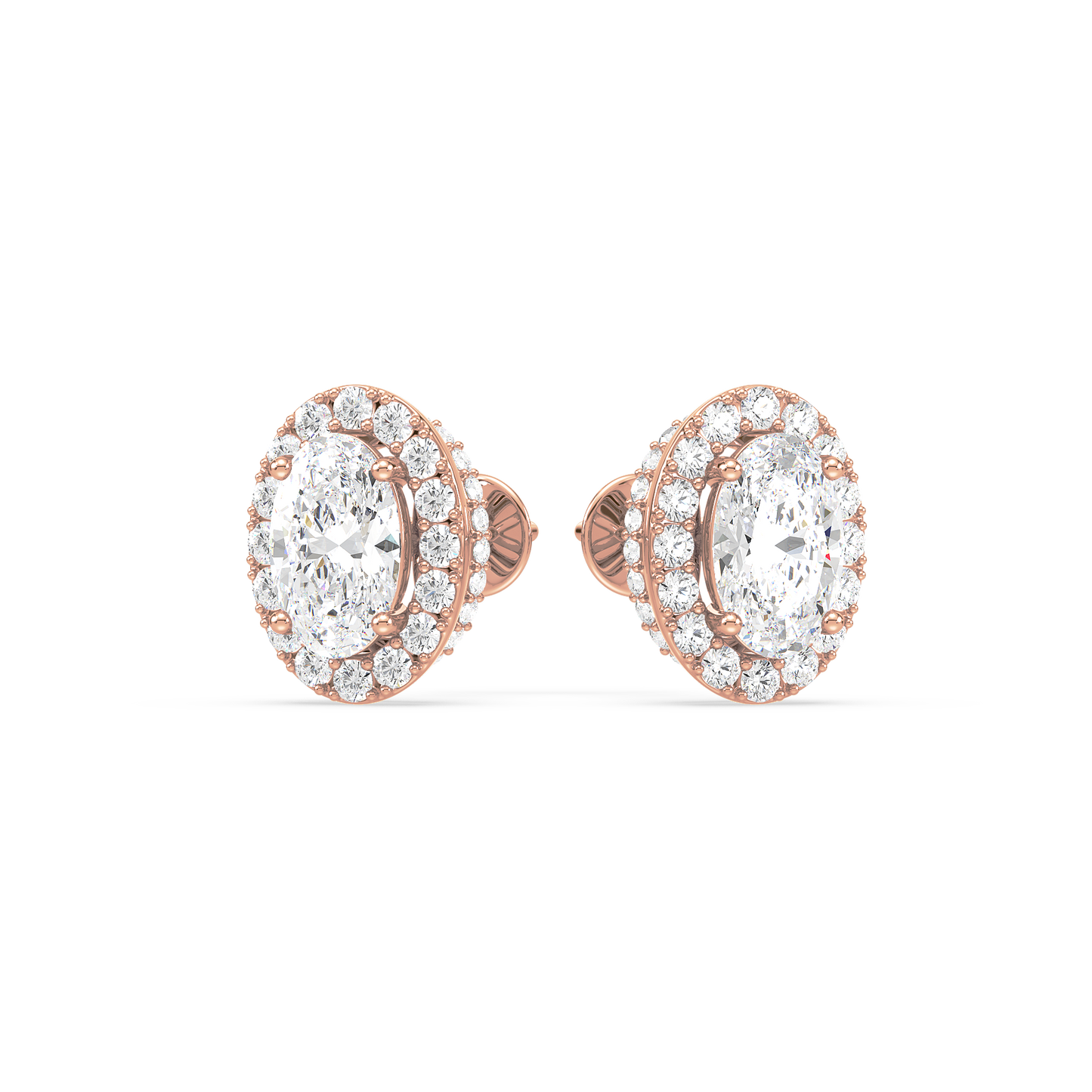 Oval Solitaire Studs
