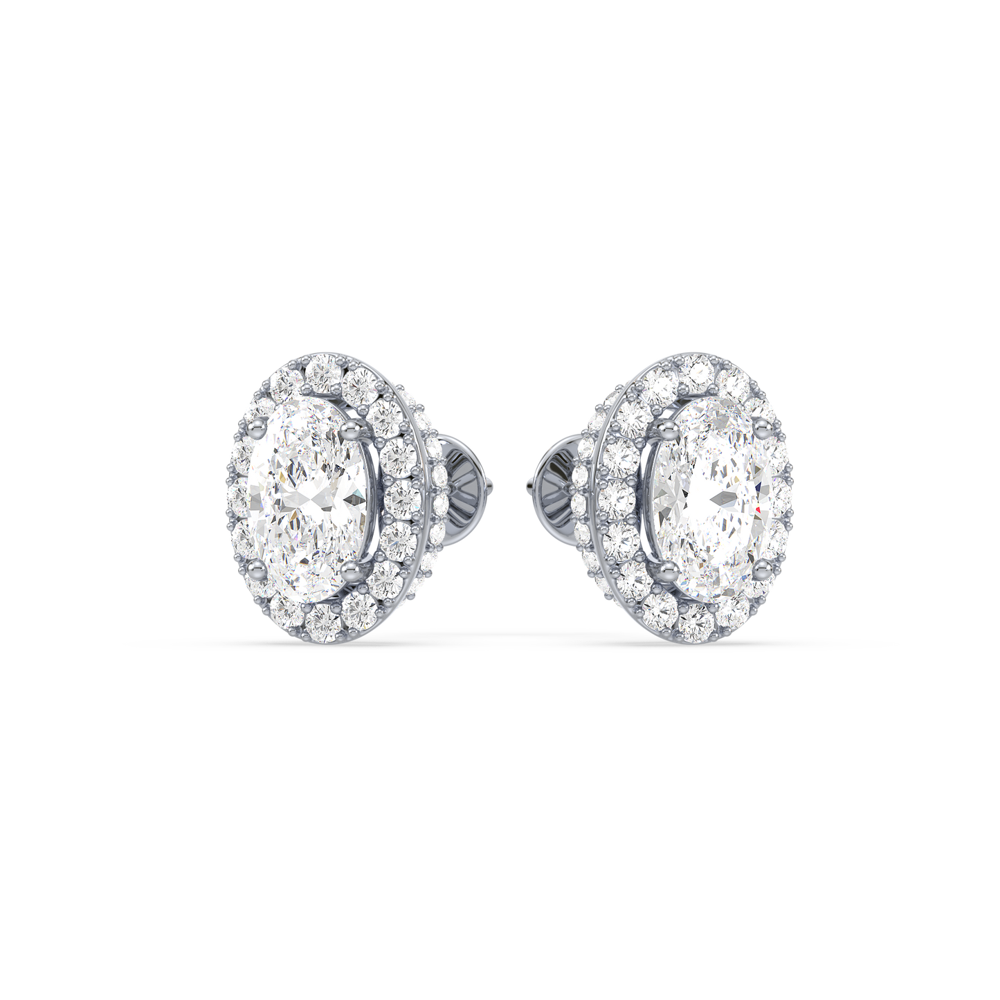 Oval Solitaire Studs