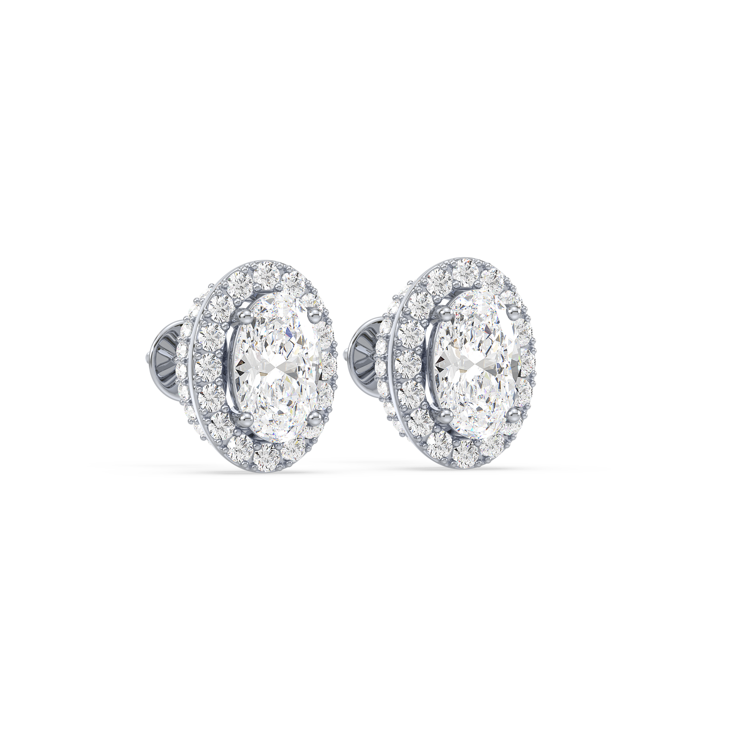 Oval Solitaire Studs