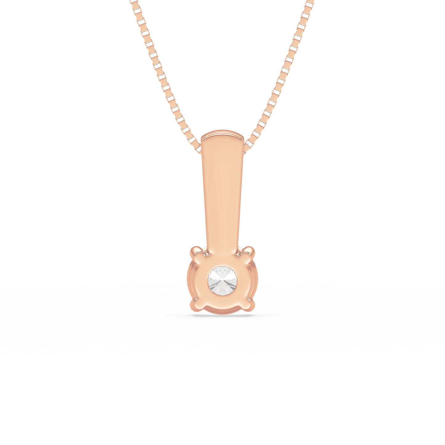 Pavé Bail Solitaire Pendant