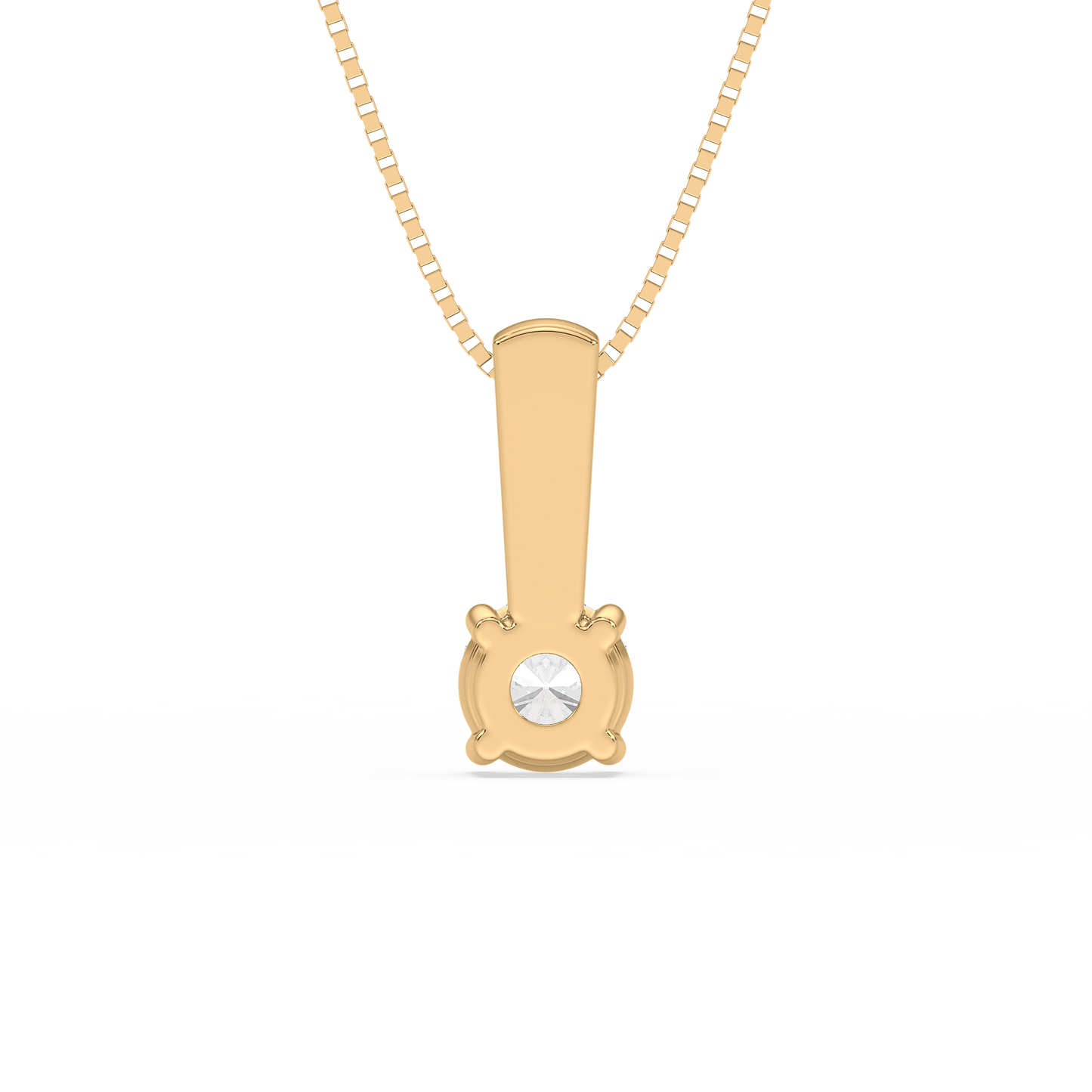 Pavé Bail Solitaire Pendant