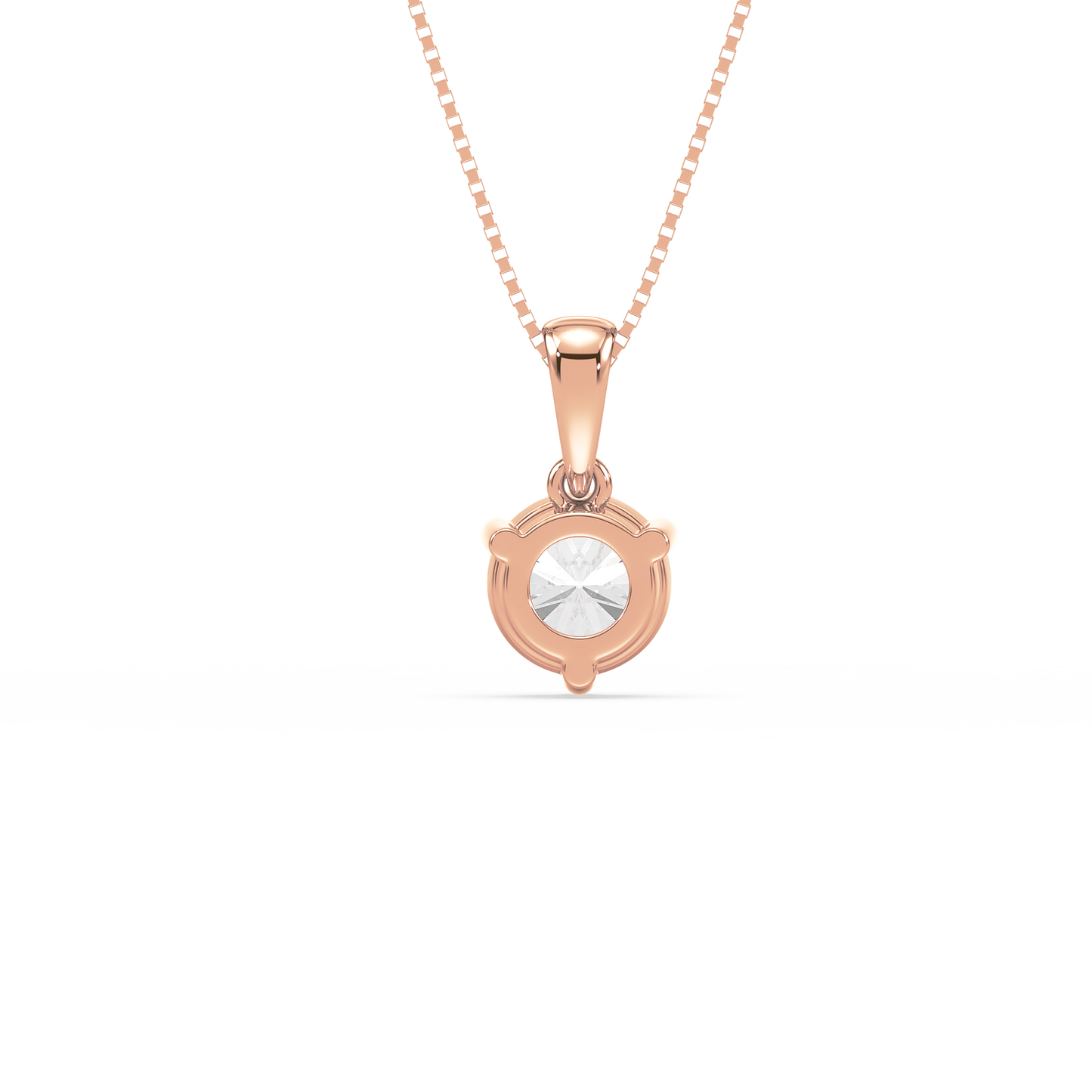 1 CT Solitaire Pendant