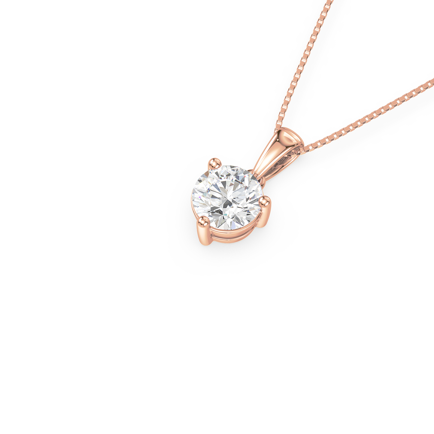 1 CT Solitaire Pendant