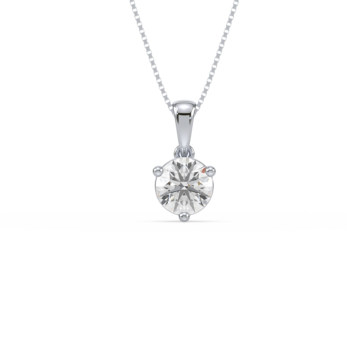 1 CT Solitaire Pendant