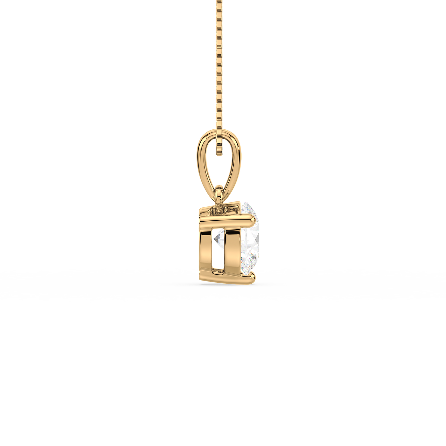 1 CT Solitaire Pendant