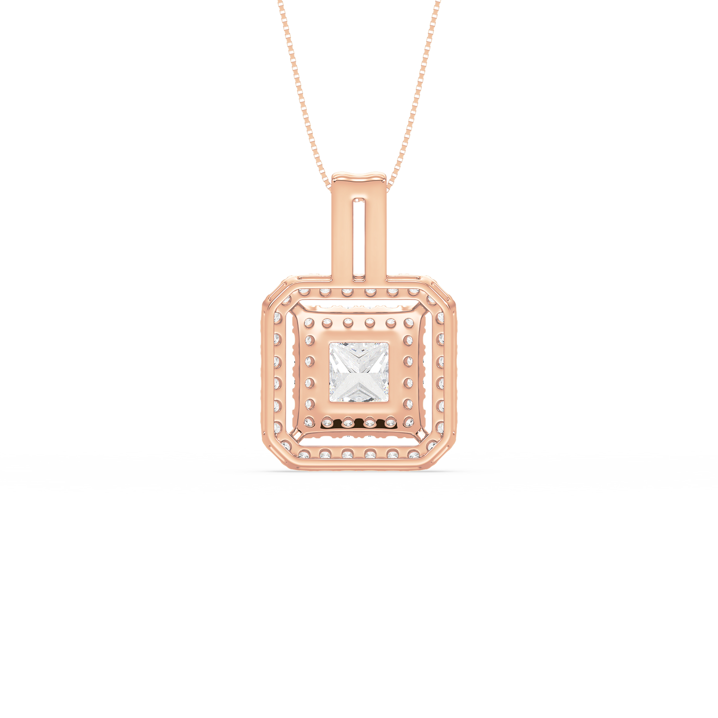 Princess Solitaire Pendant