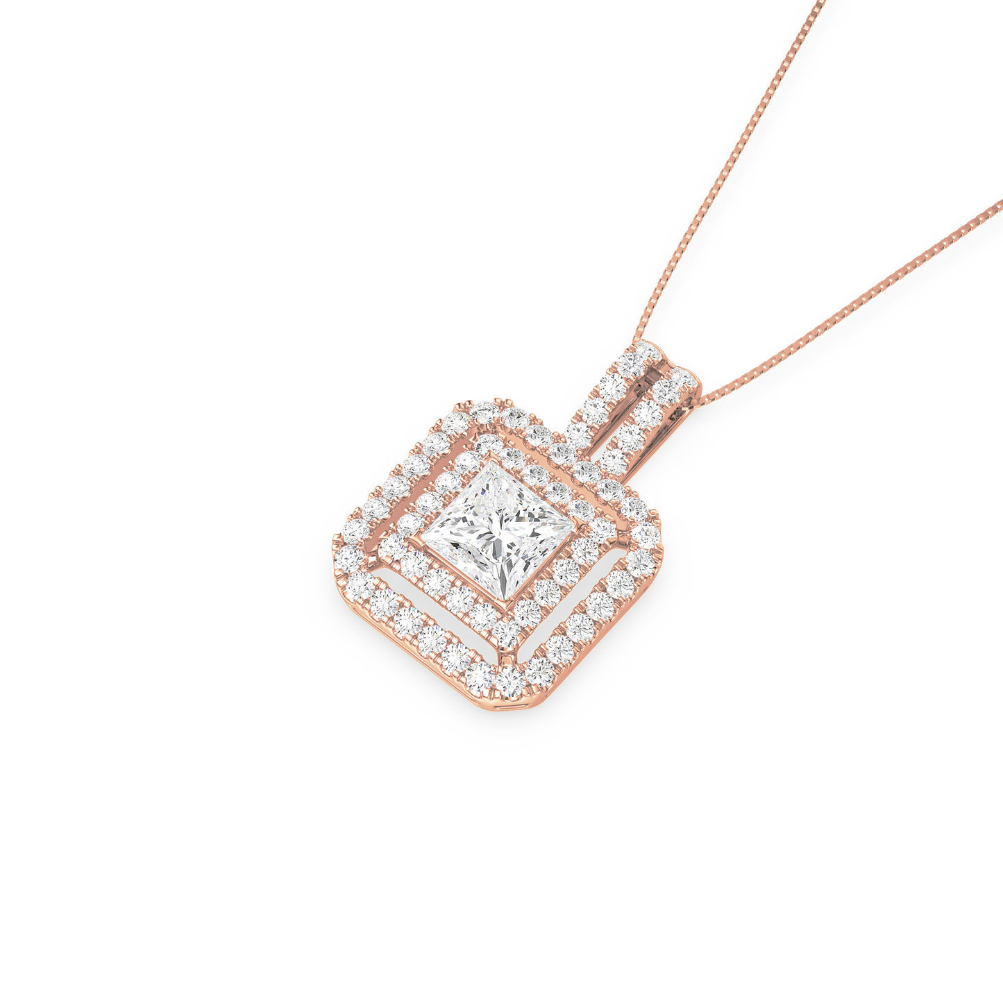 Princess Solitaire Pendant
