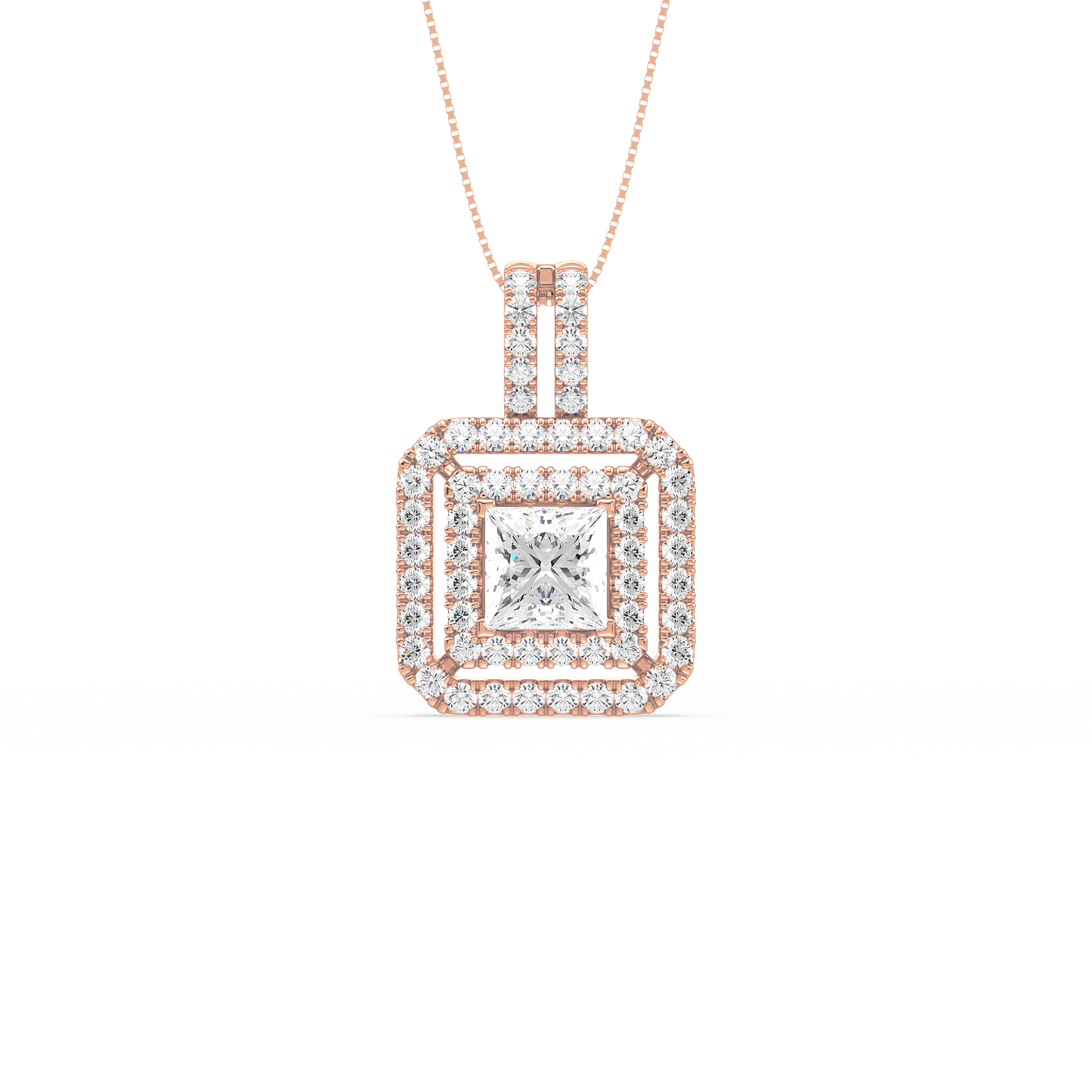Princess Solitaire Pendant