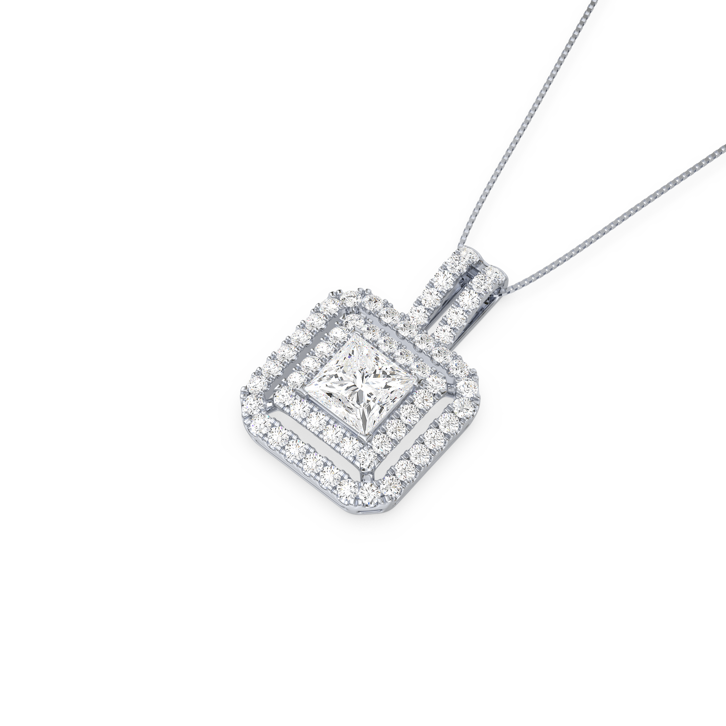 Princess Solitaire Pendant