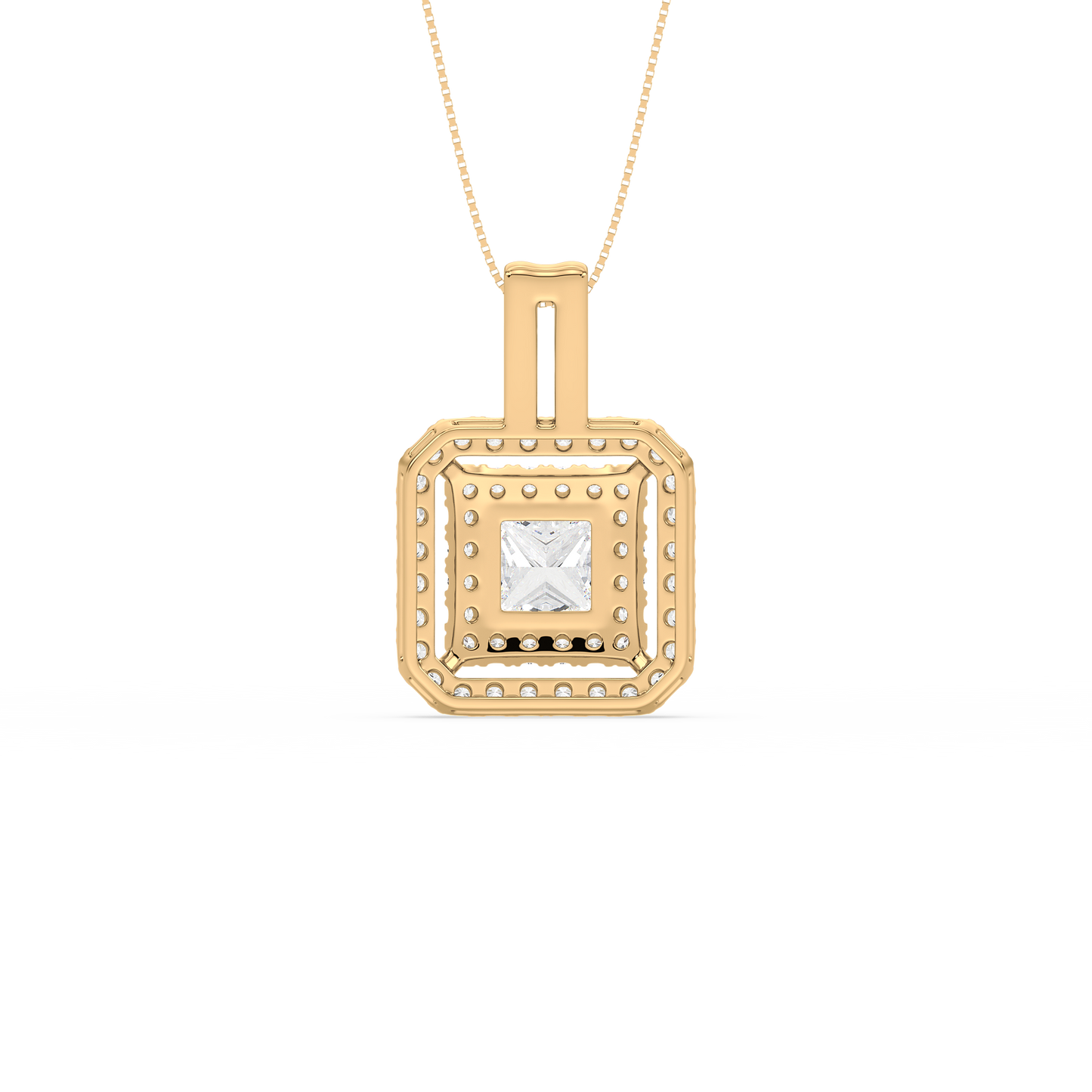 Princess Solitaire Pendant