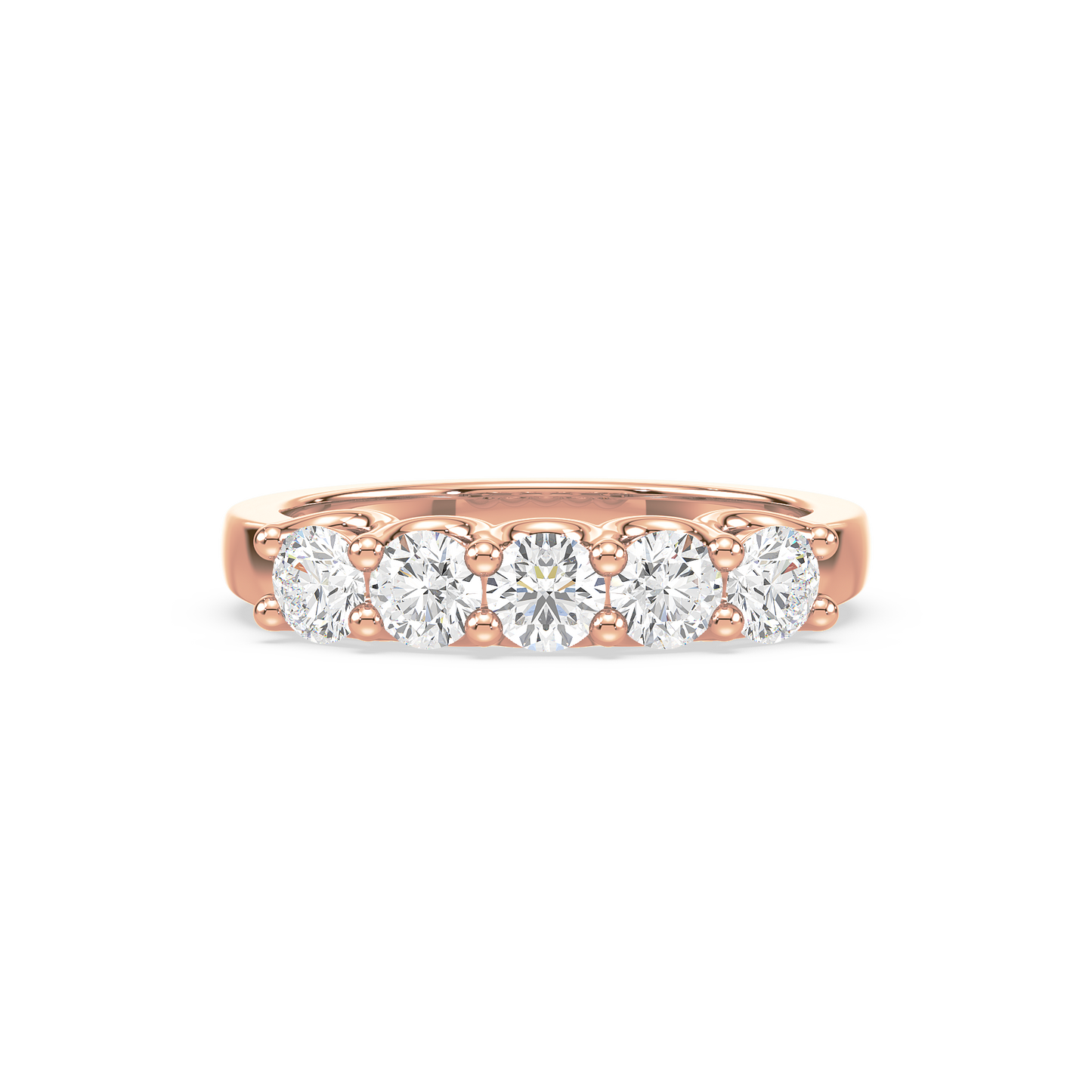 Classic Half Eternity Solitaire Ring