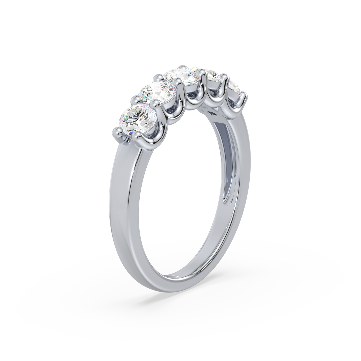 Classic Half Eternity Solitaire Ring