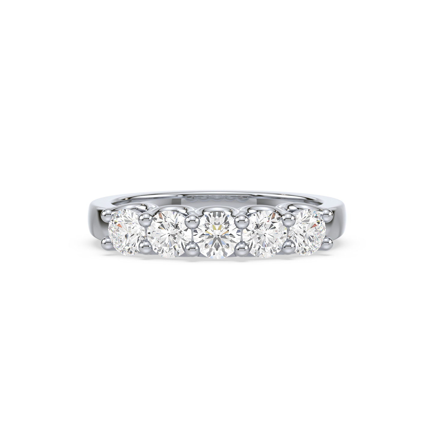 Classic Half Eternity Solitaire Ring