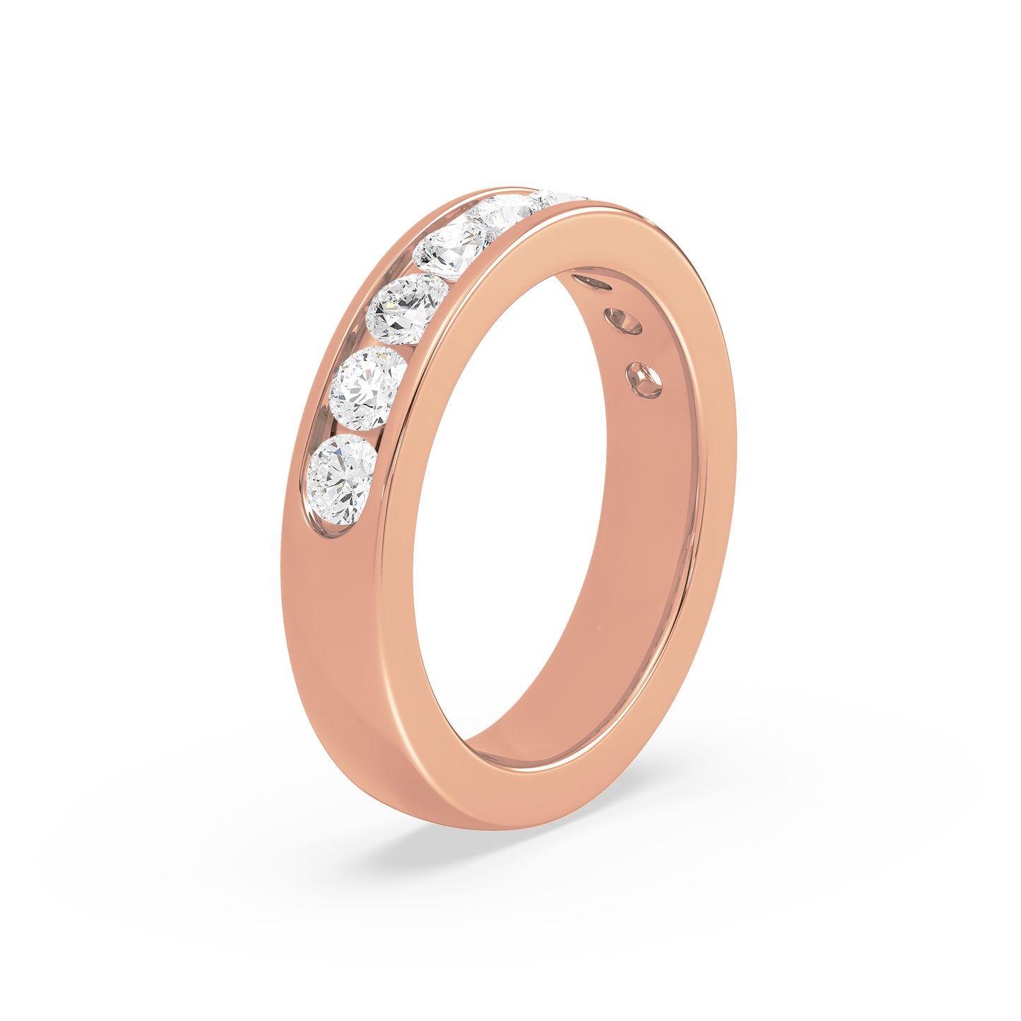 Classic Channel Set 9 Stone Ring