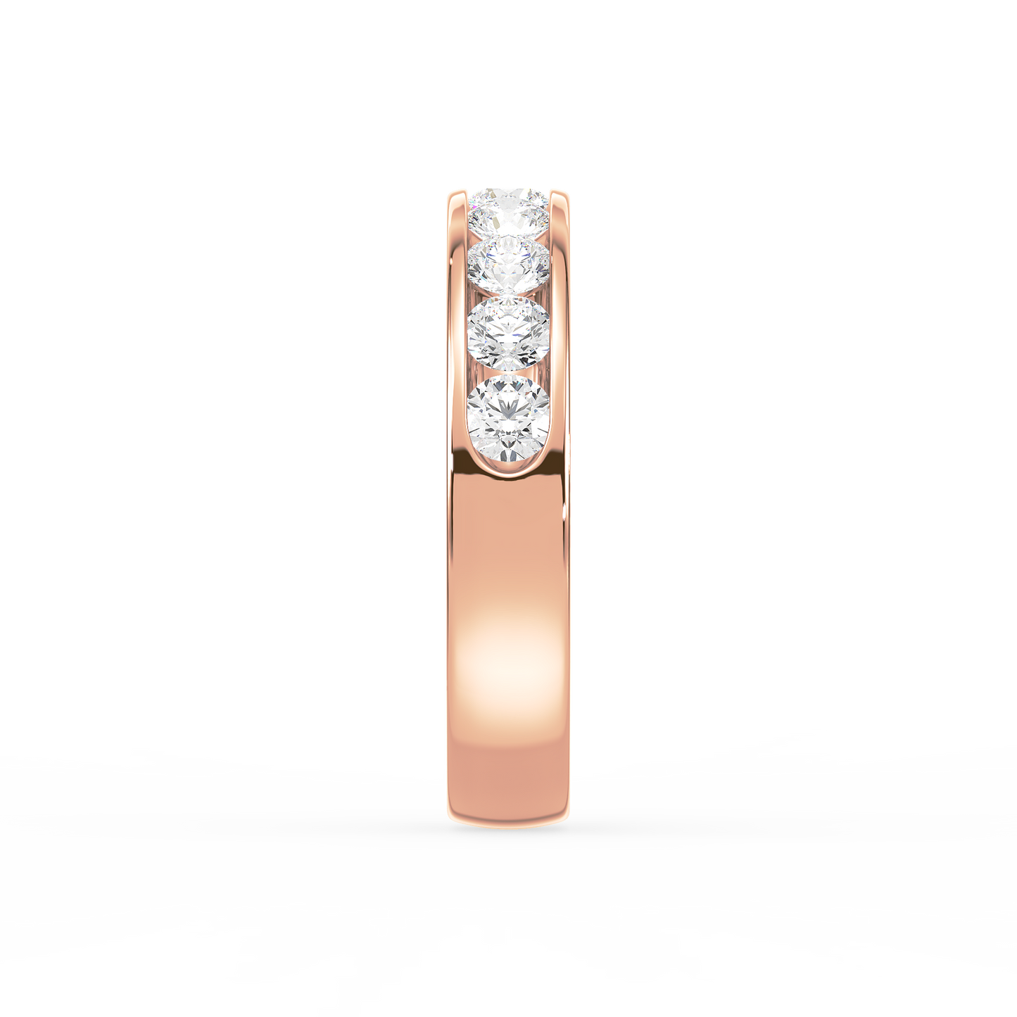 Classic Channel Set 9 Stone Ring