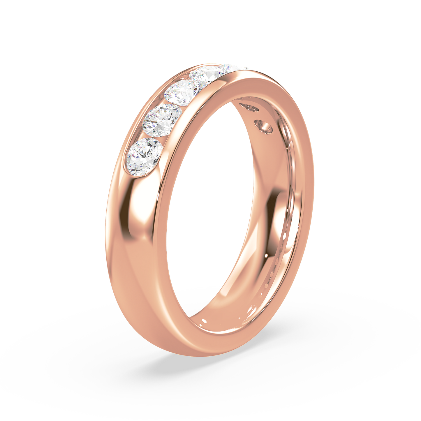 Classic Channel Set 7 Stone Ring