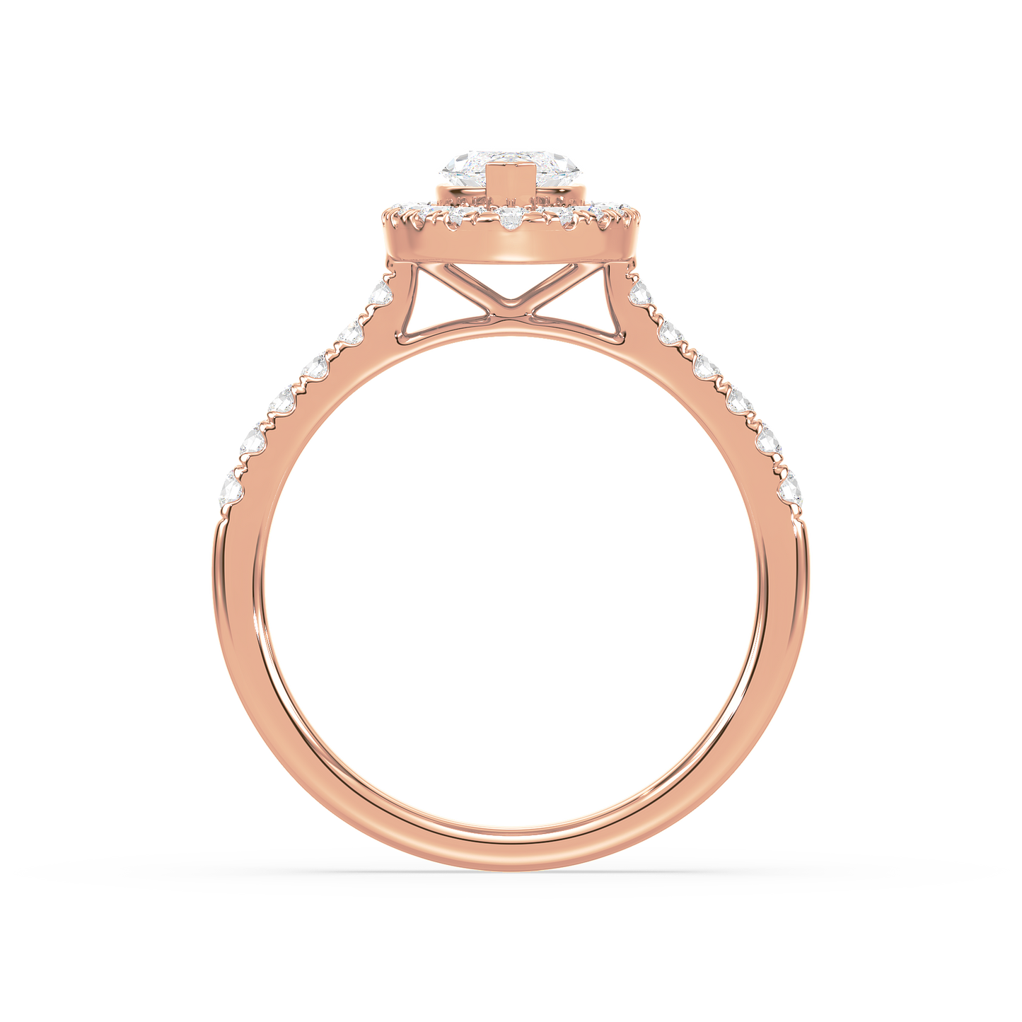 Accented Marquise Solitaire Ring