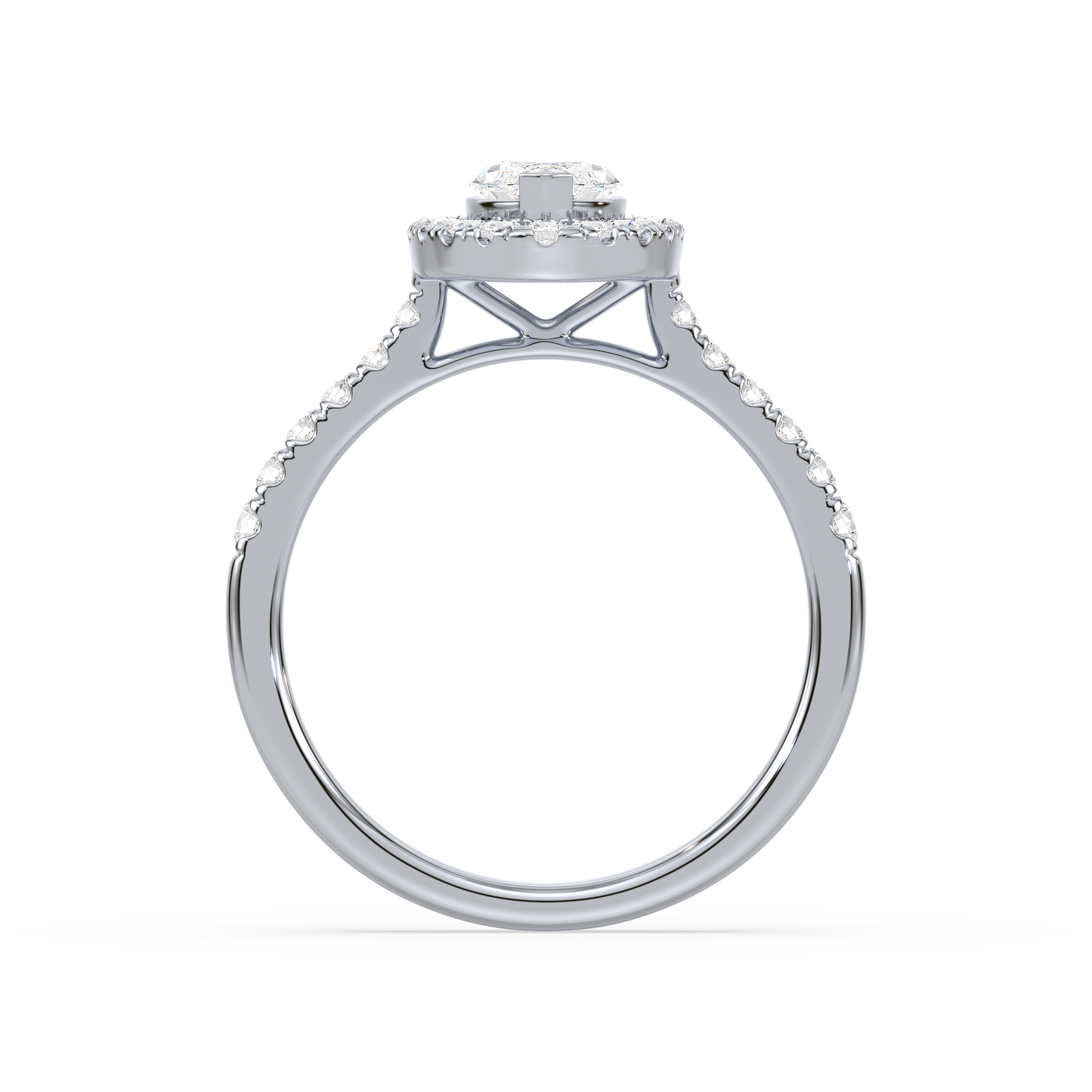 Accented Marquise Solitaire Ring