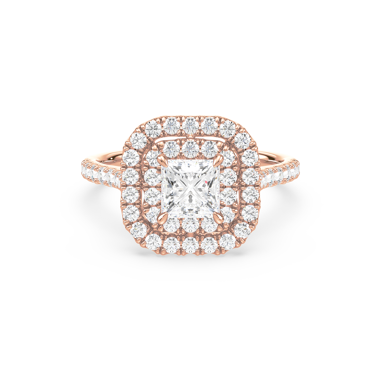 Princess Solitaire Engagement Ring