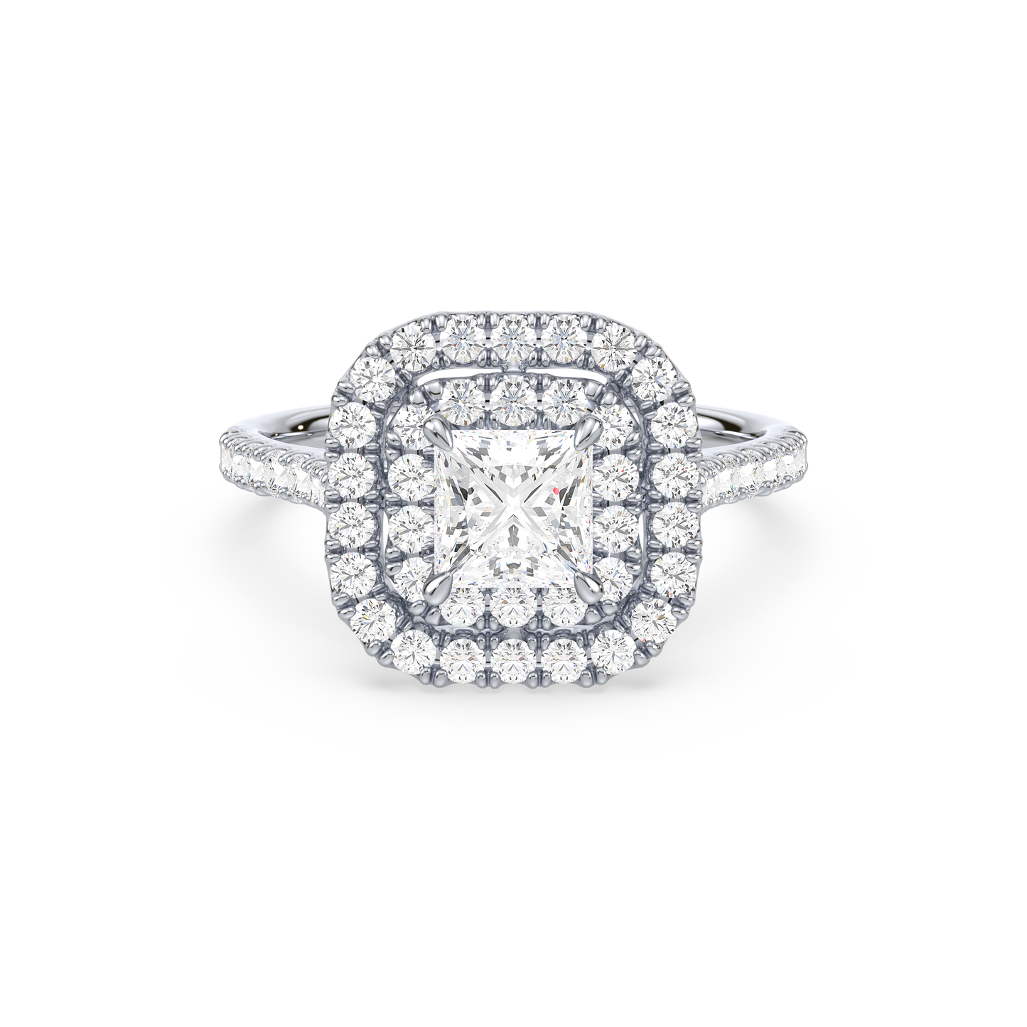 Princess Solitaire Engagement Ring