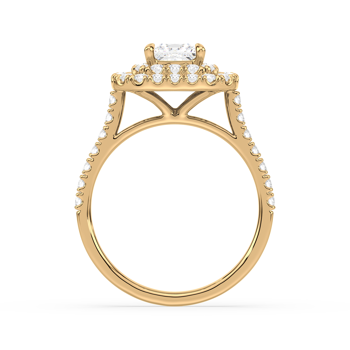 Princess Solitaire Engagement Ring