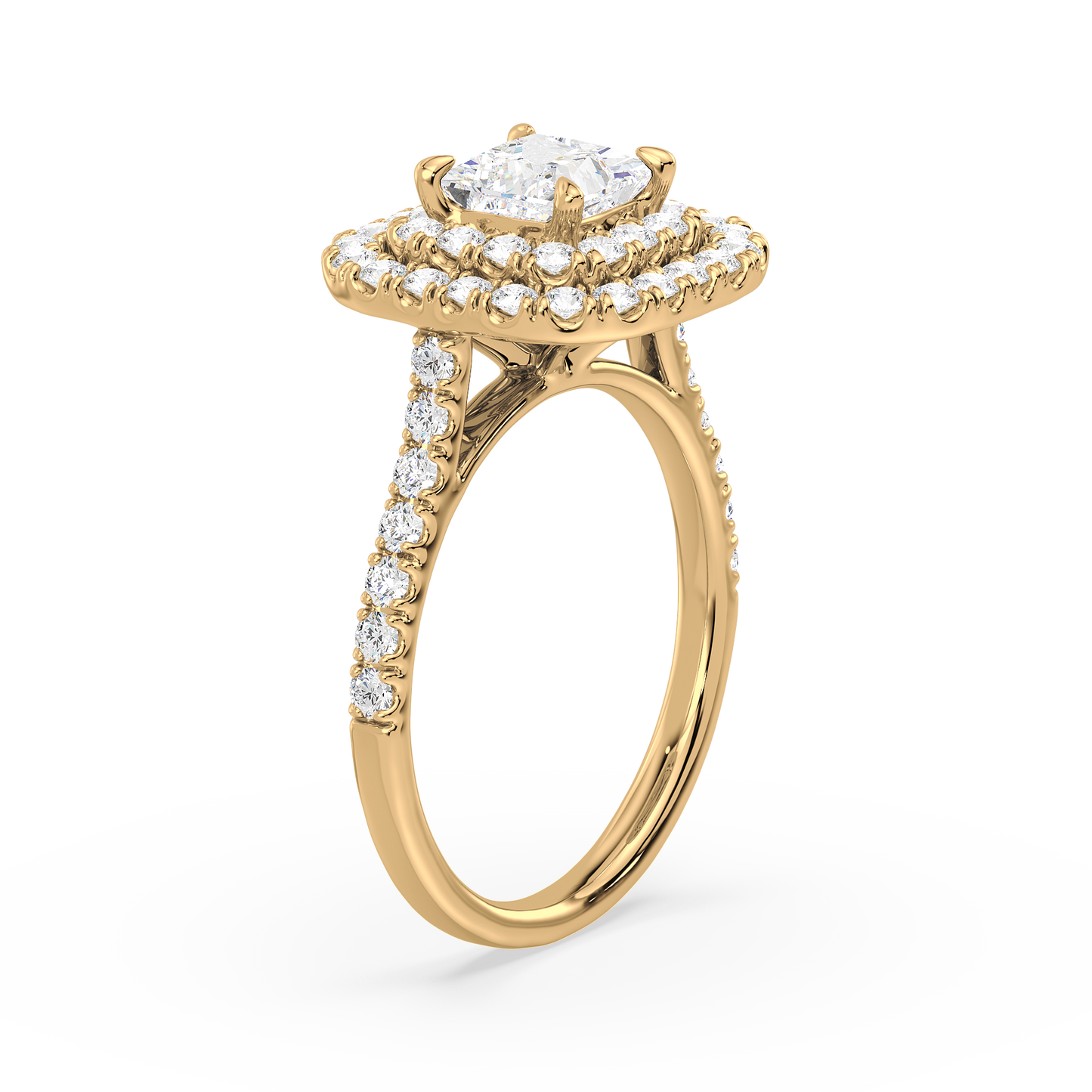Princess Solitaire Engagement Ring