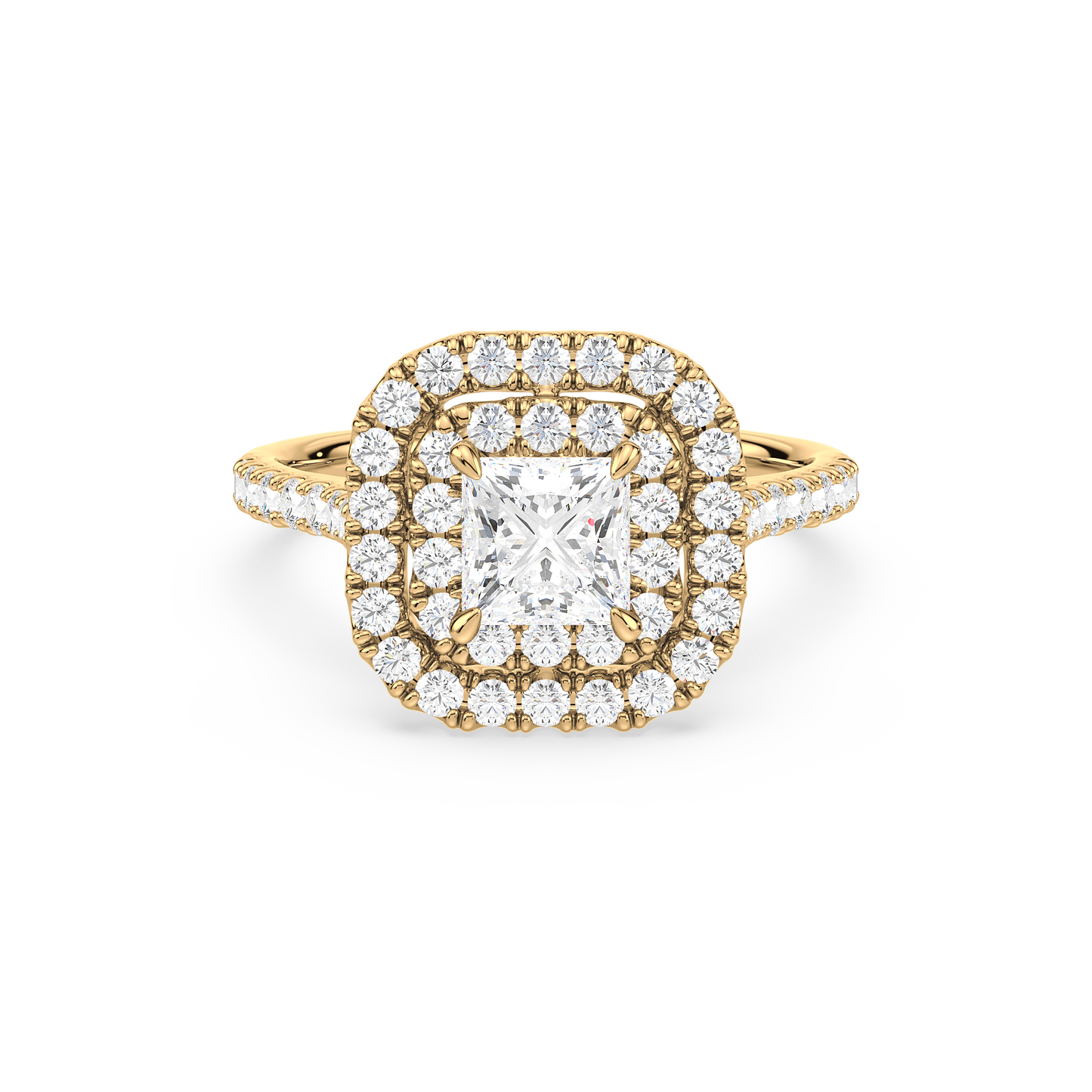 Princess Solitaire Engagement Ring