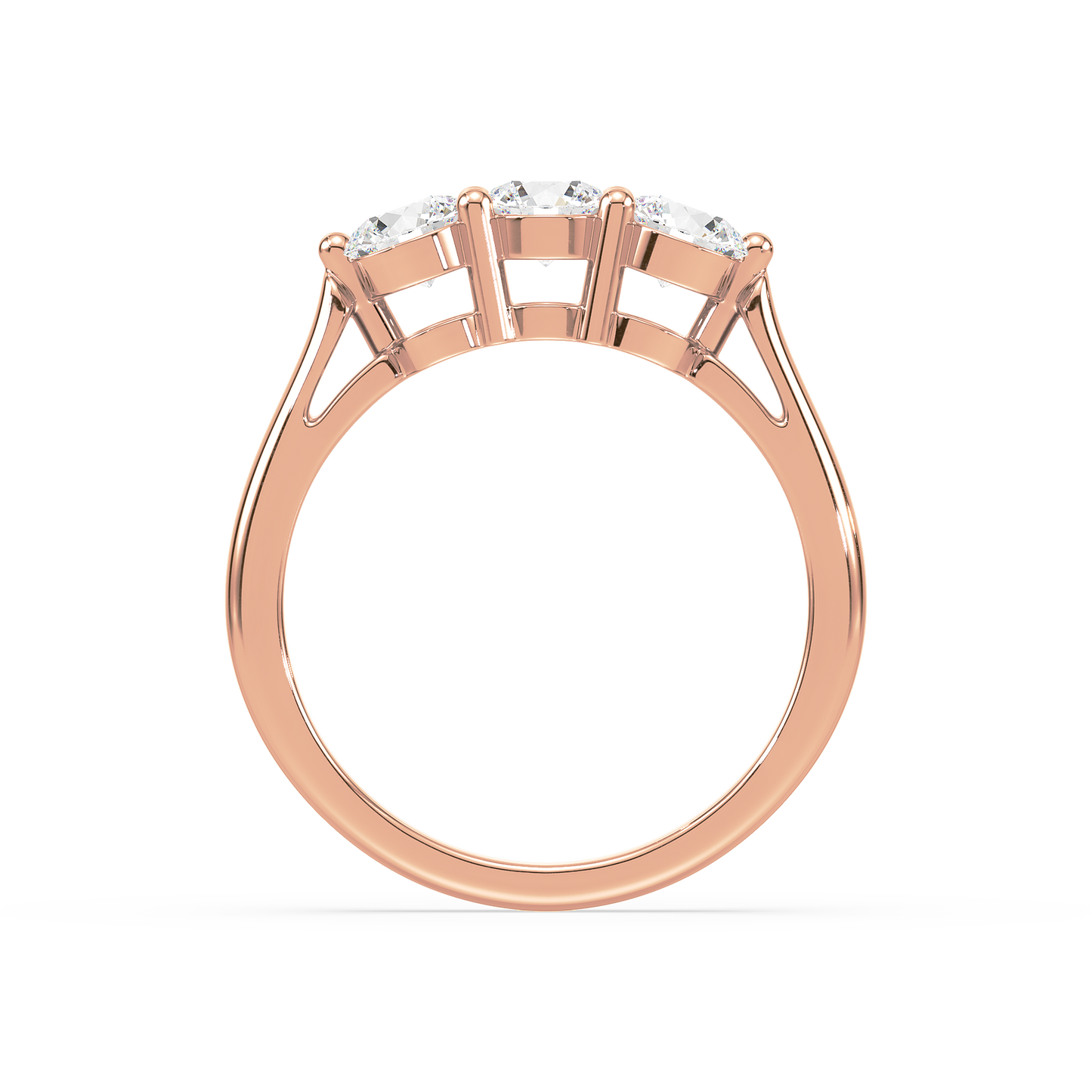Trilogy Solitaire Ring