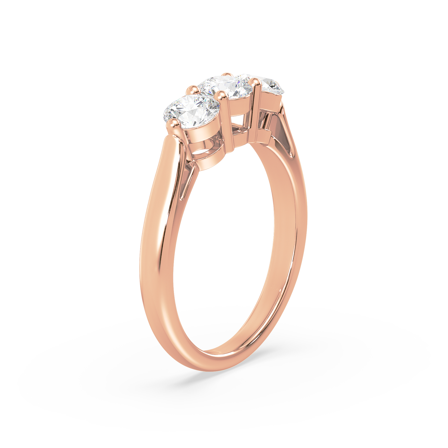 Trilogy Solitaire Ring