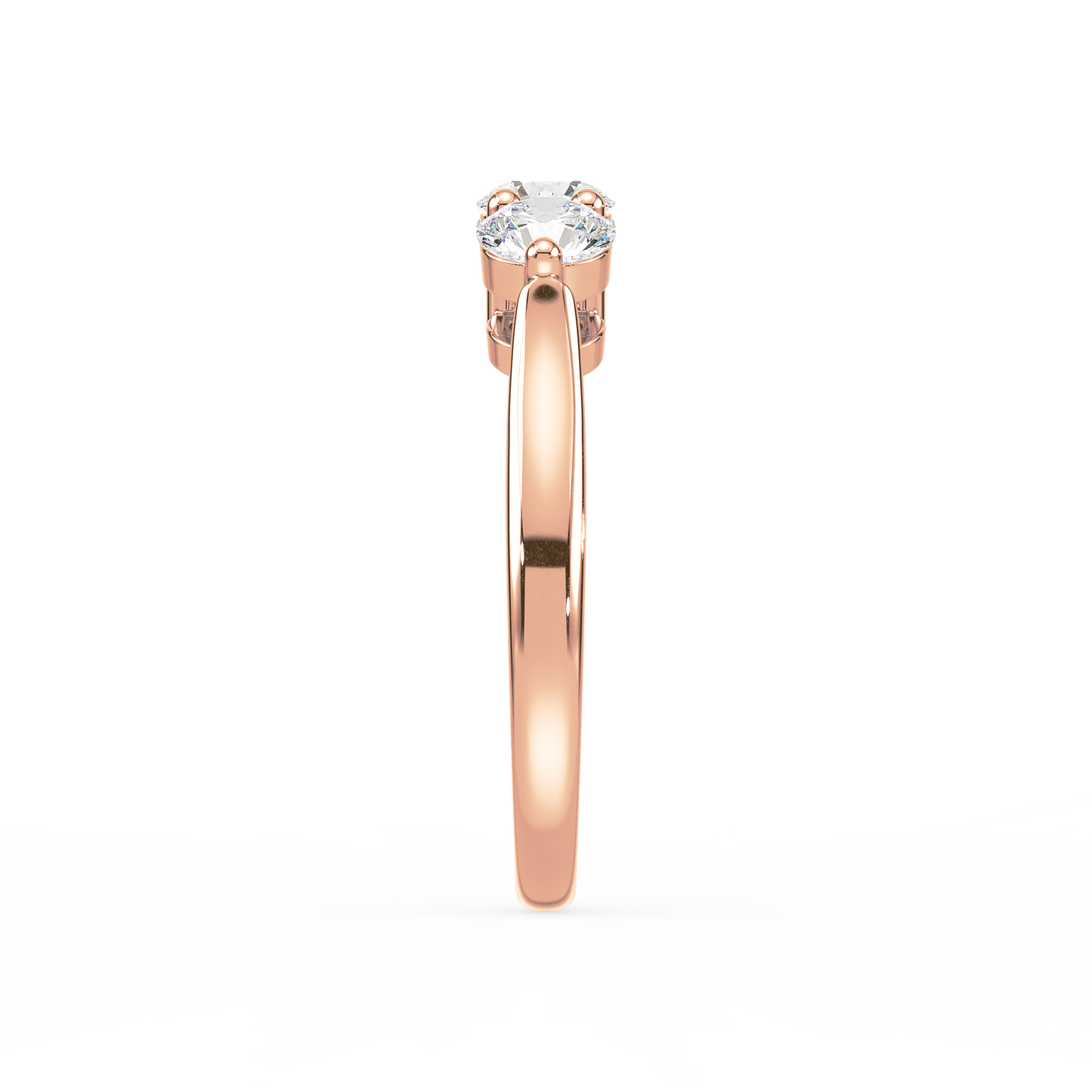 Trilogy Solitaire Ring