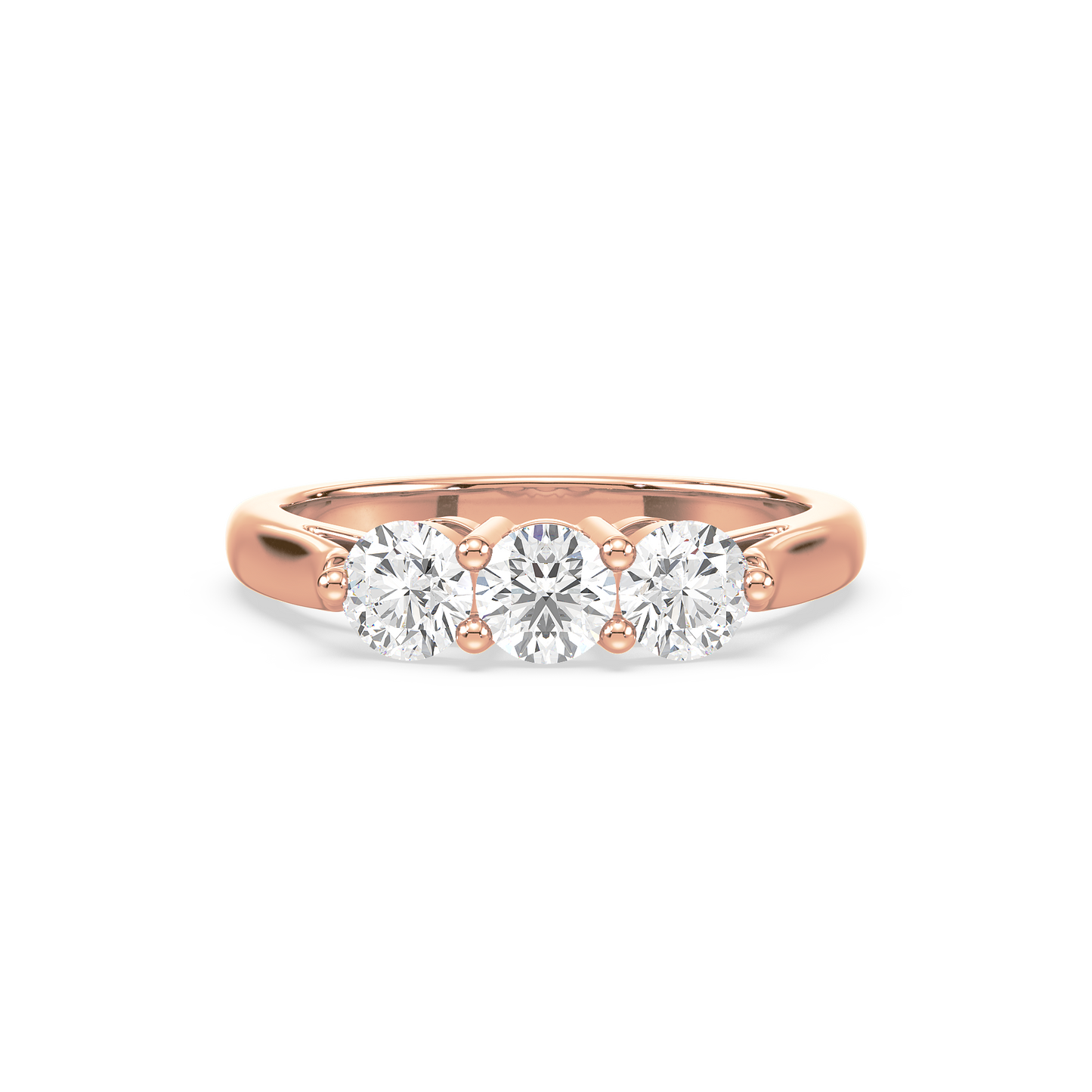 Trilogy Solitaire Ring