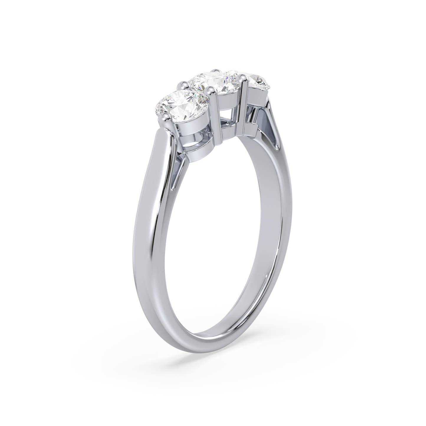 Trilogy Solitaire Ring