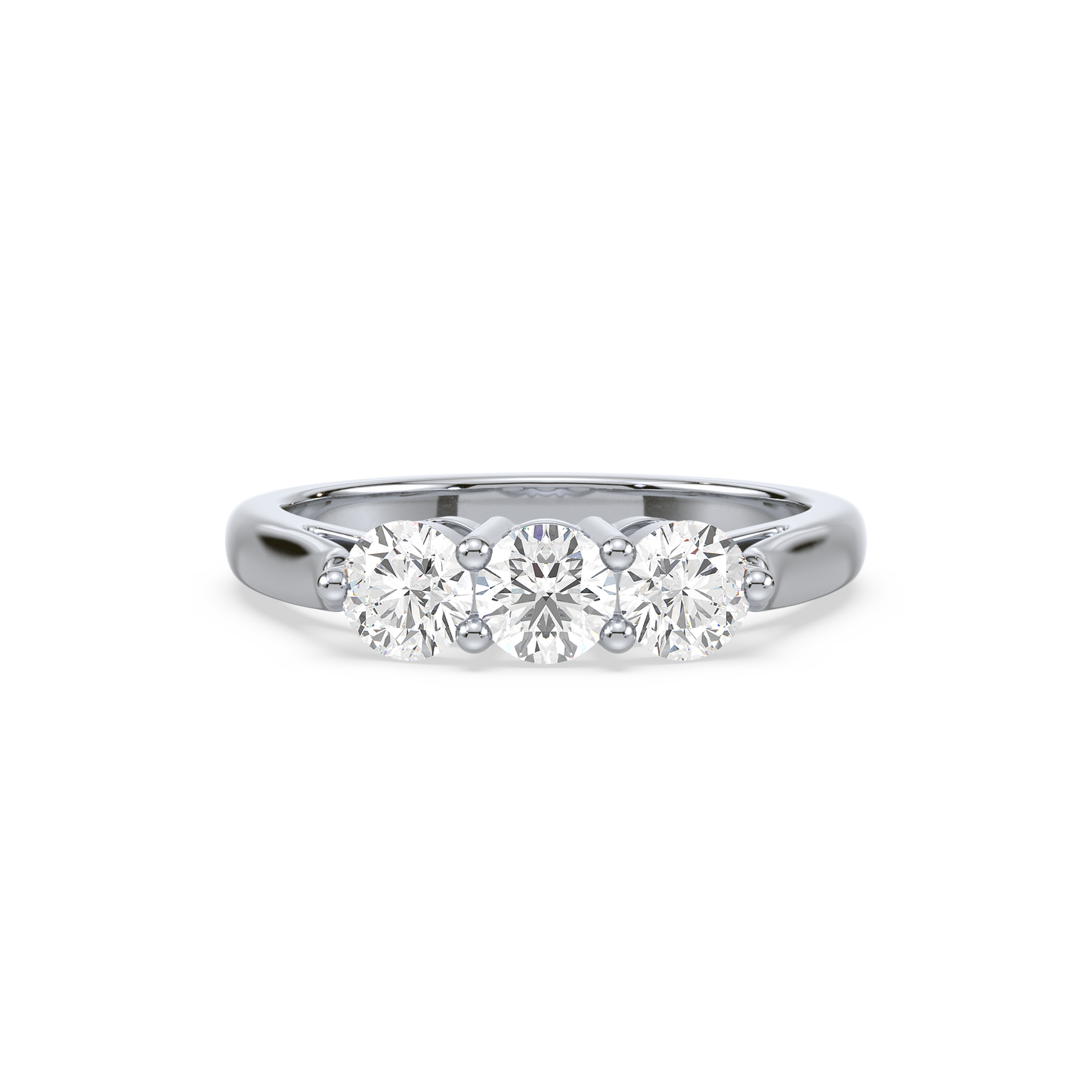 Trilogy Solitaire Ring