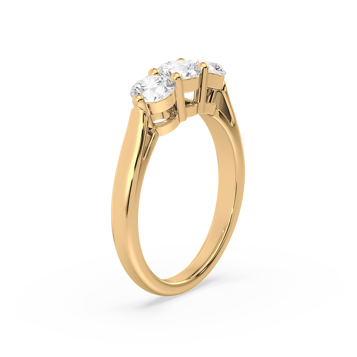 Trilogy Solitaire Ring