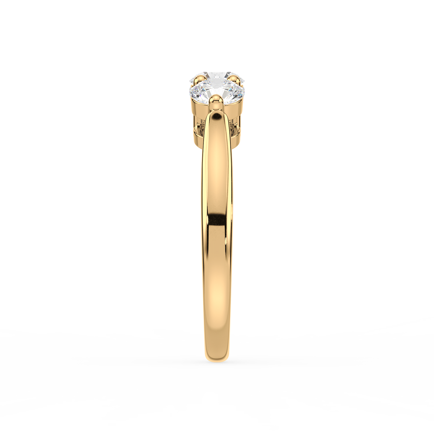 Trilogy Solitaire Ring
